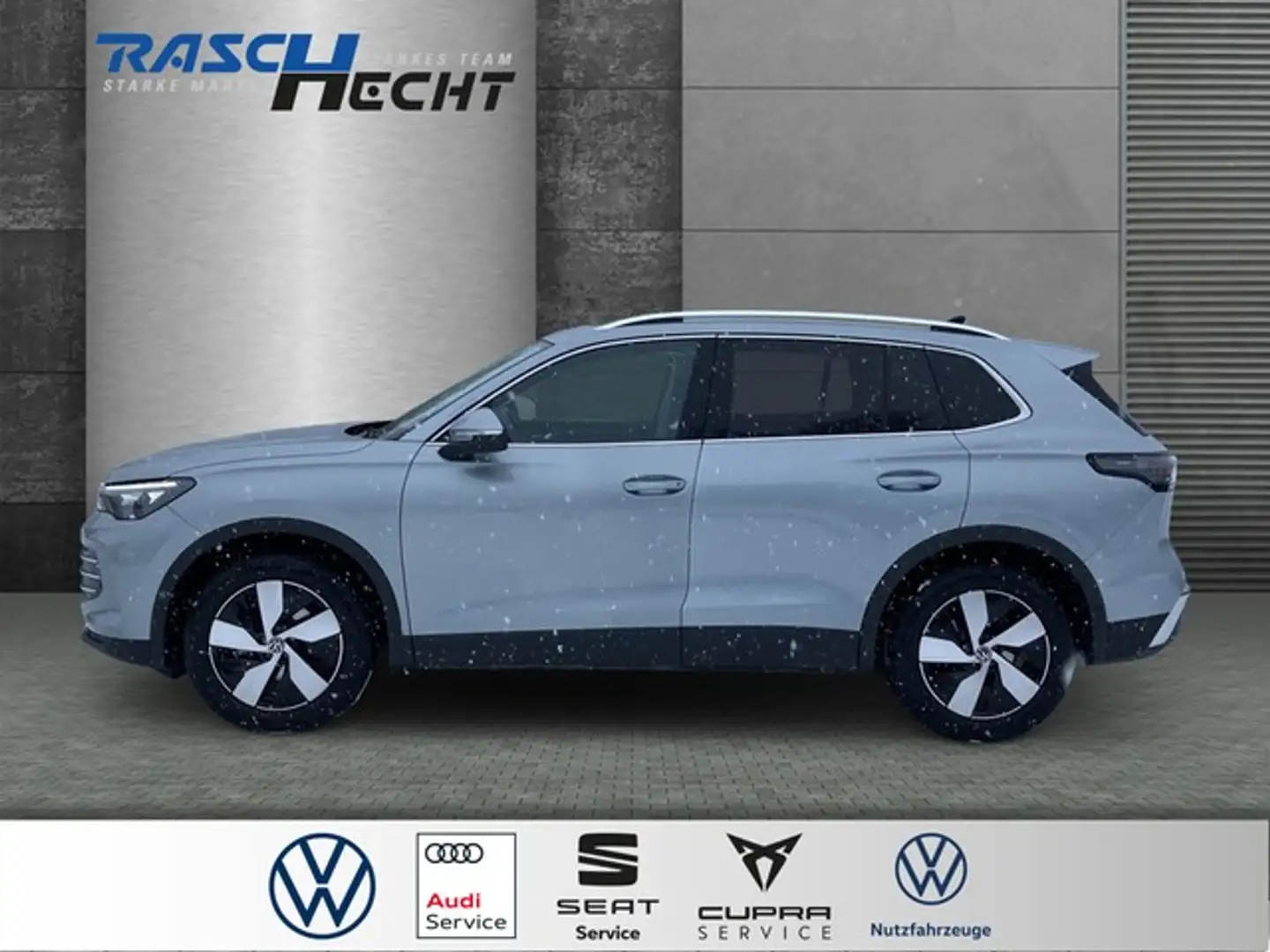 Volkswagen Tiguan Elegance 1.5 eTSI DSG*LED*NAVI*PANO*SHZ* Silber - 2