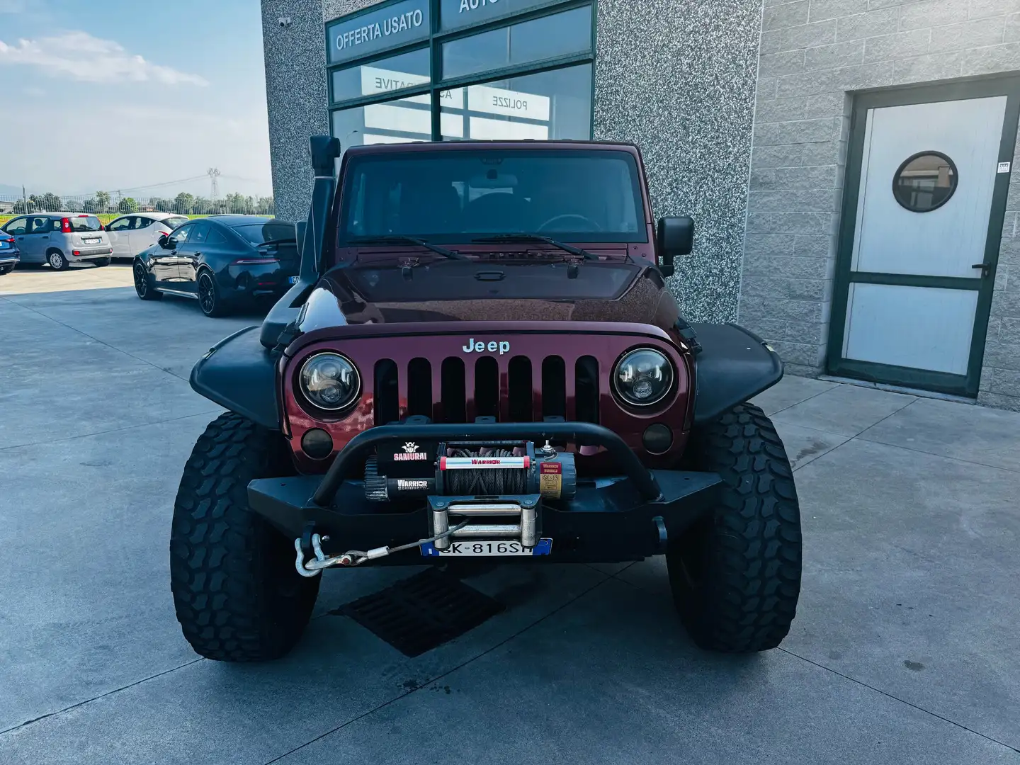 Jeep Wrangler Wrangler Sahara 4 porte 3.8 Benz\Gpl Rosso - 2