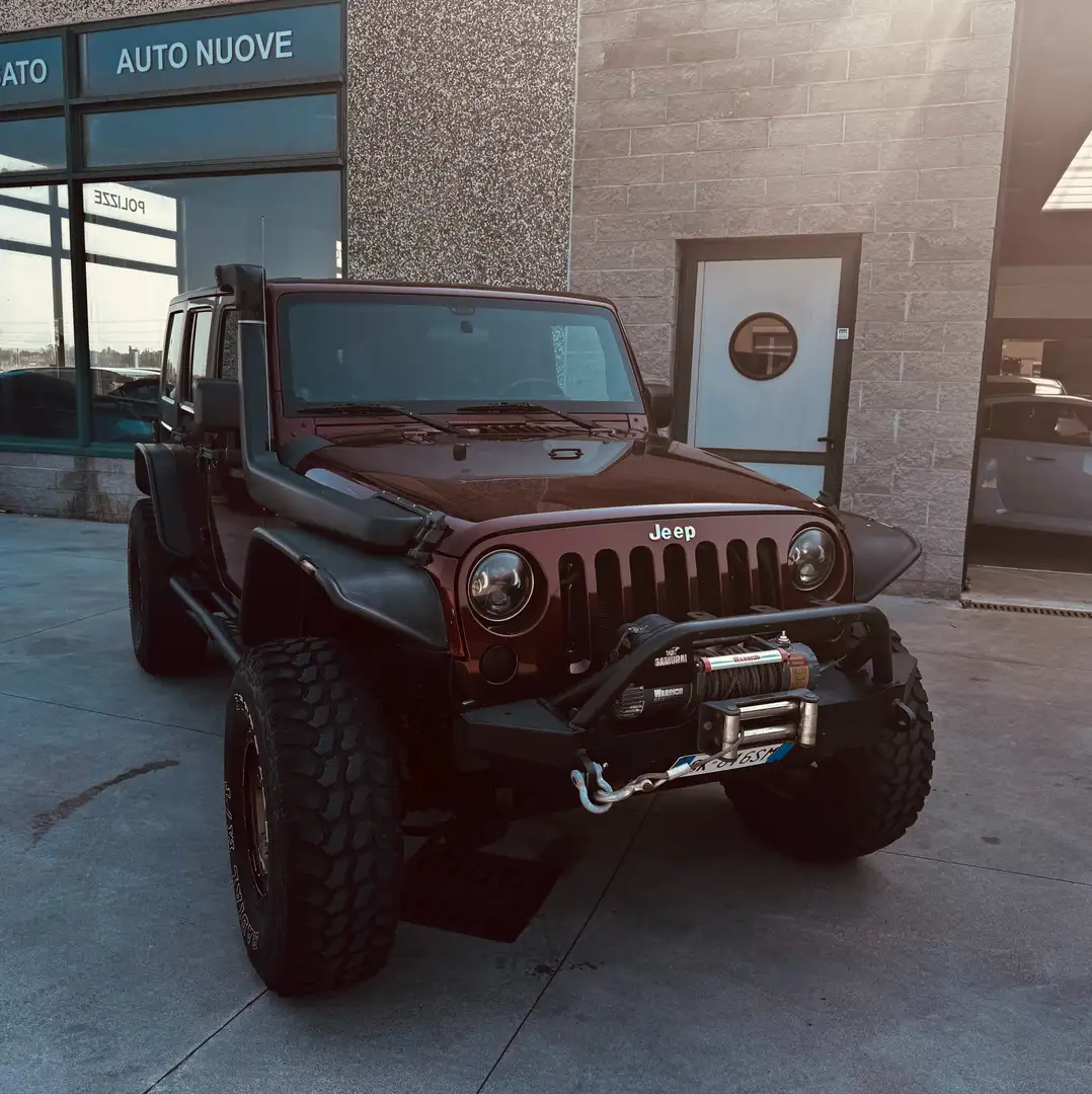 Jeep Wrangler Wrangler Sahara 4 porte 3.8 Benz\Gpl Rosso - 1