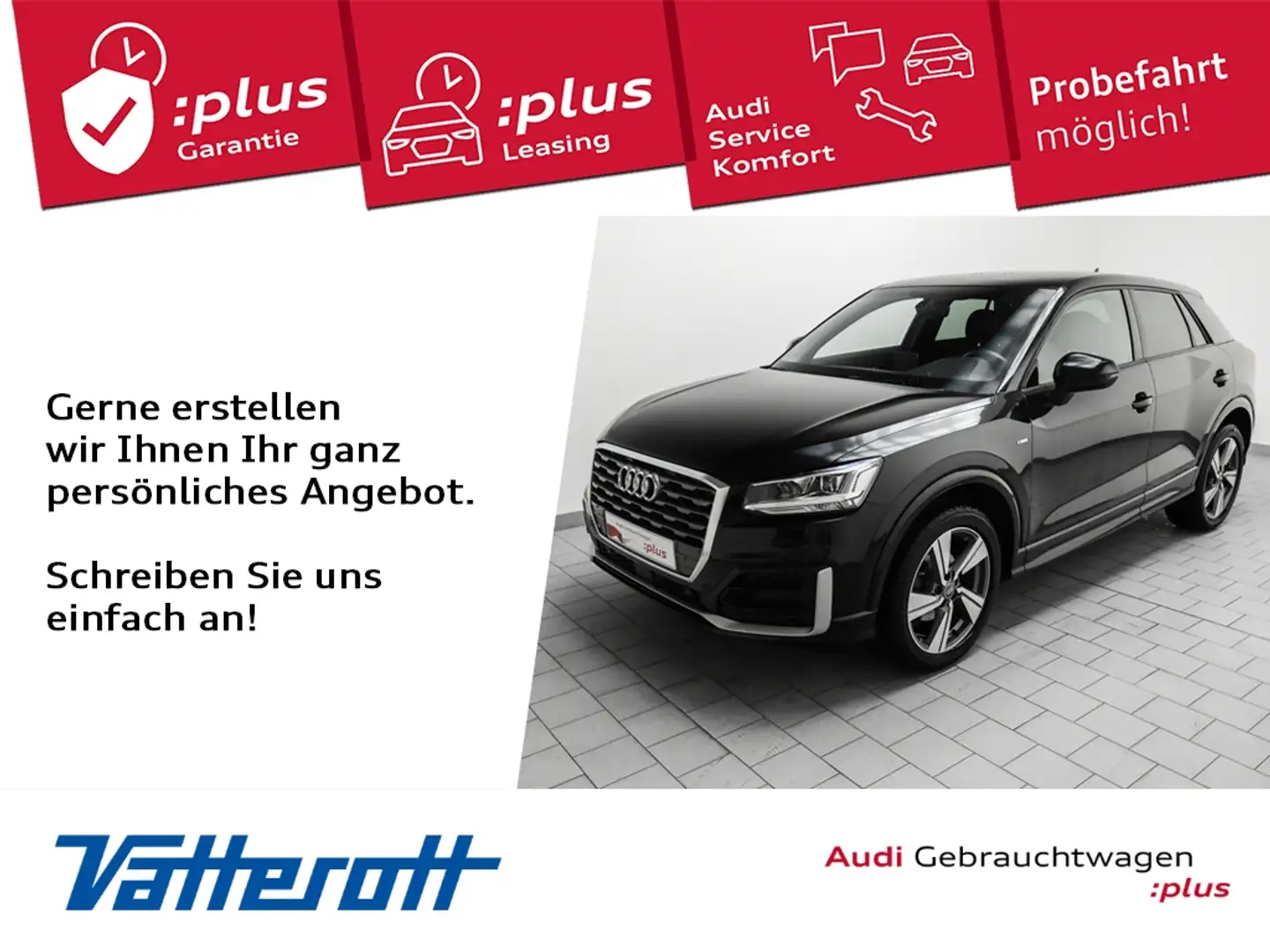Audi Q2 35 TFSI S line Sport Plus Kamera LED Schwarz - 1