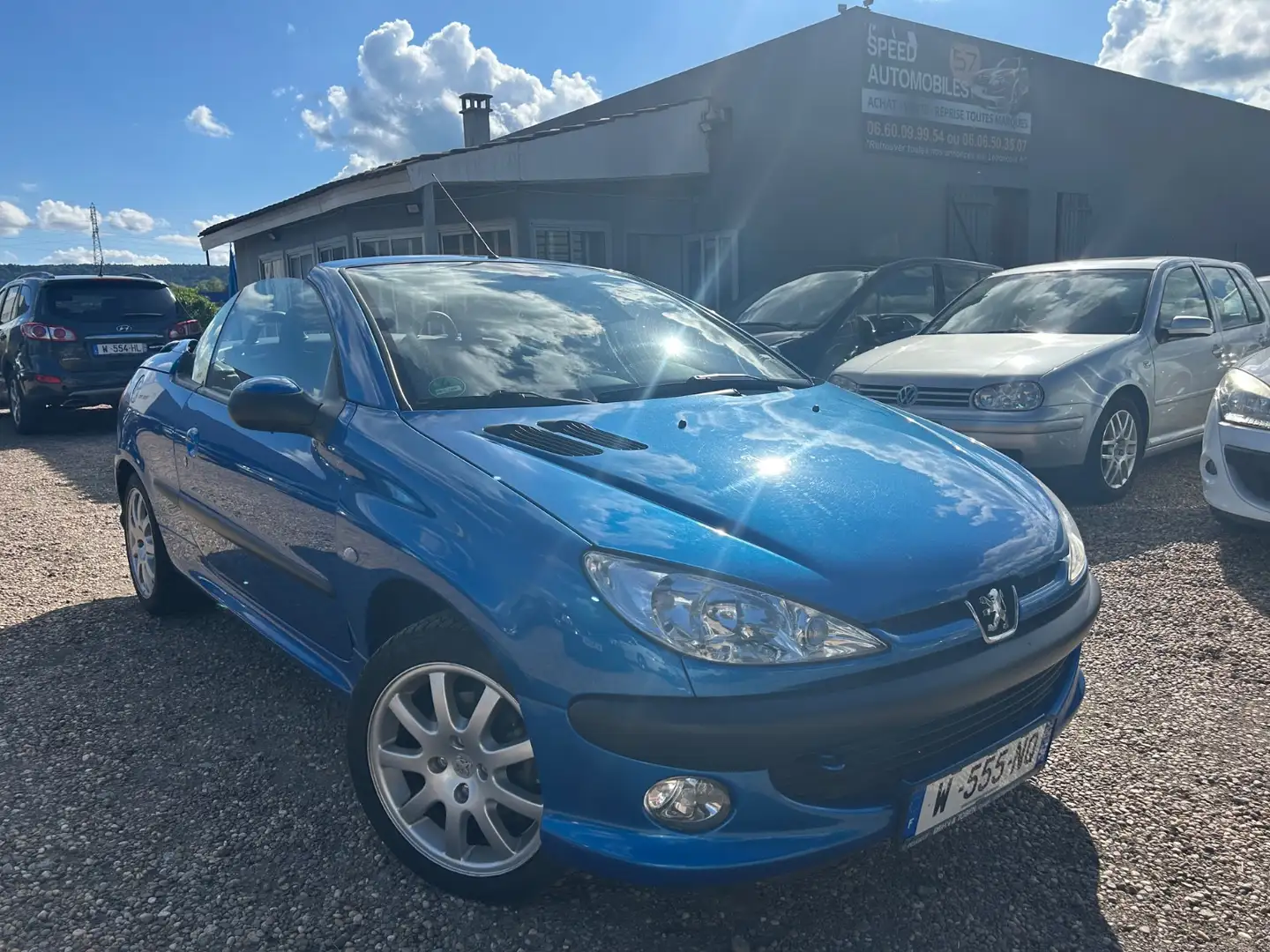 Peugeot 206 CC Bleu - 1