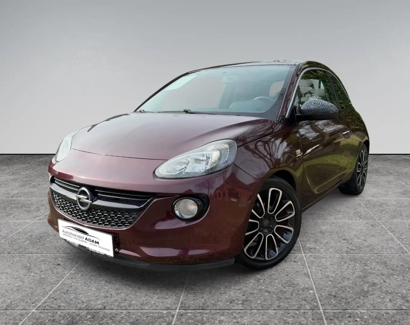 Opel Adam Glam 1.2 Sitzheizung, Panorama, TÜV 04.2027! Rouge - 1
