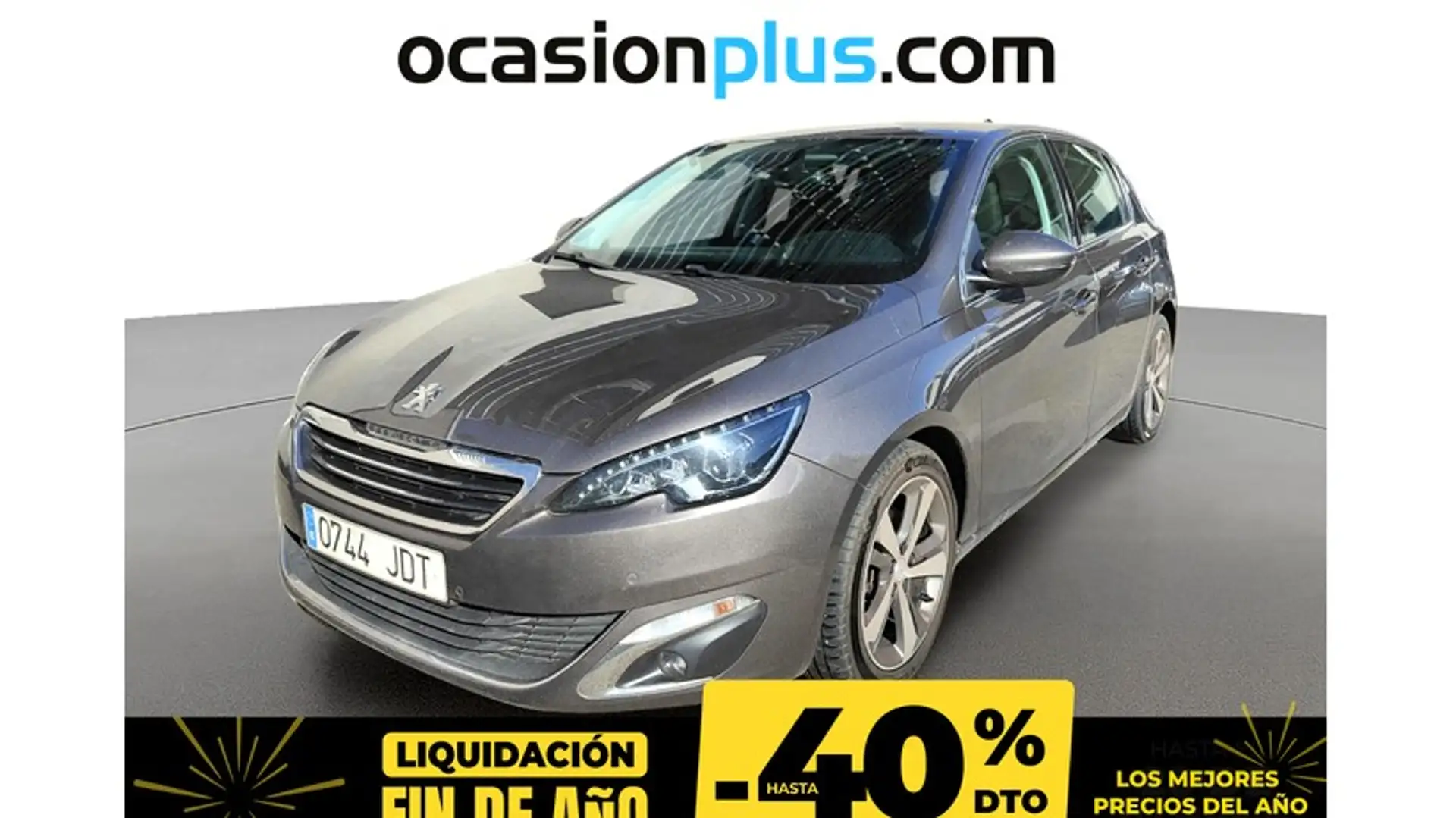 Peugeot 308 2.0 BlueHDi Allure 150 Gris - 1