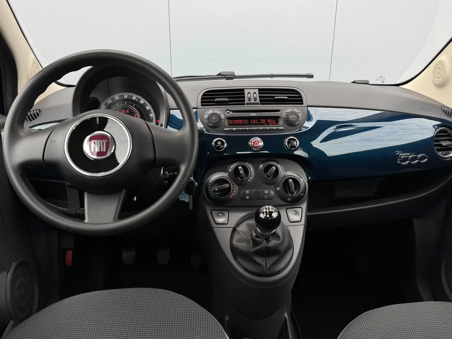Fiat 500 1.0 TwinAir Pop Airco/Origineel NL. Blauw - 2