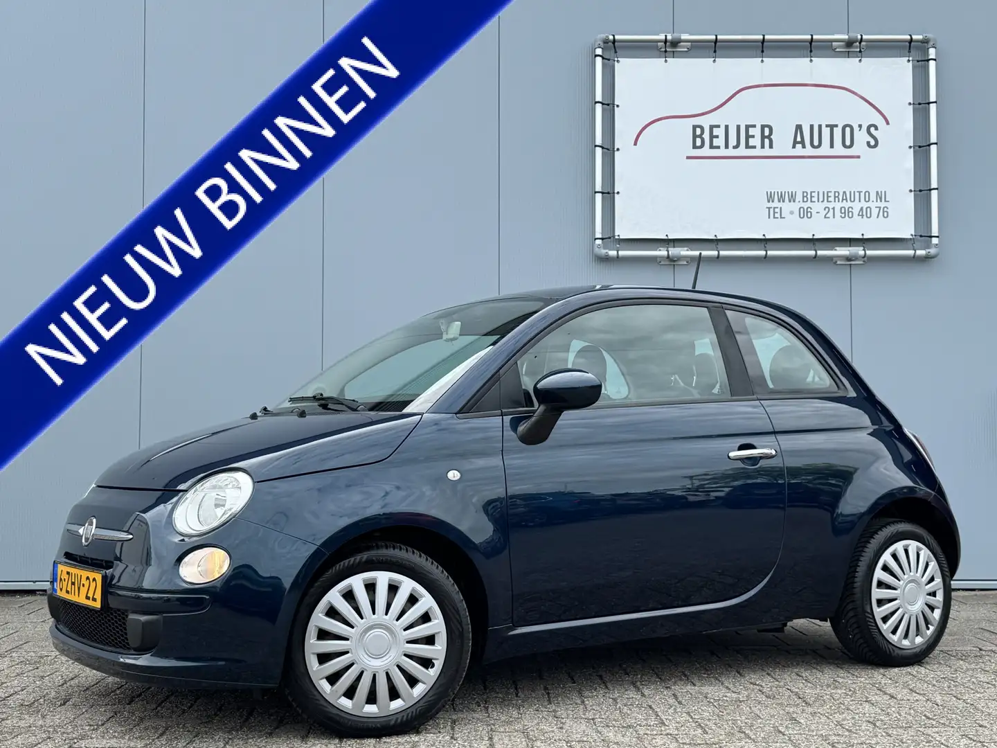 Fiat 500 1.0 TwinAir Pop Airco/Origineel NL. Blauw - 1