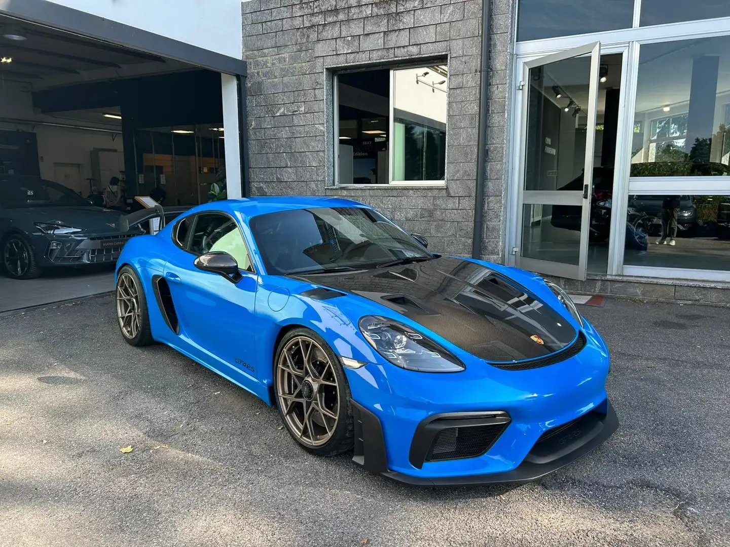 Porsche Cayman 718 Cayman 4.0 GT4 RS pdk Pacchetto Weissach Blu/Azzurro - 1