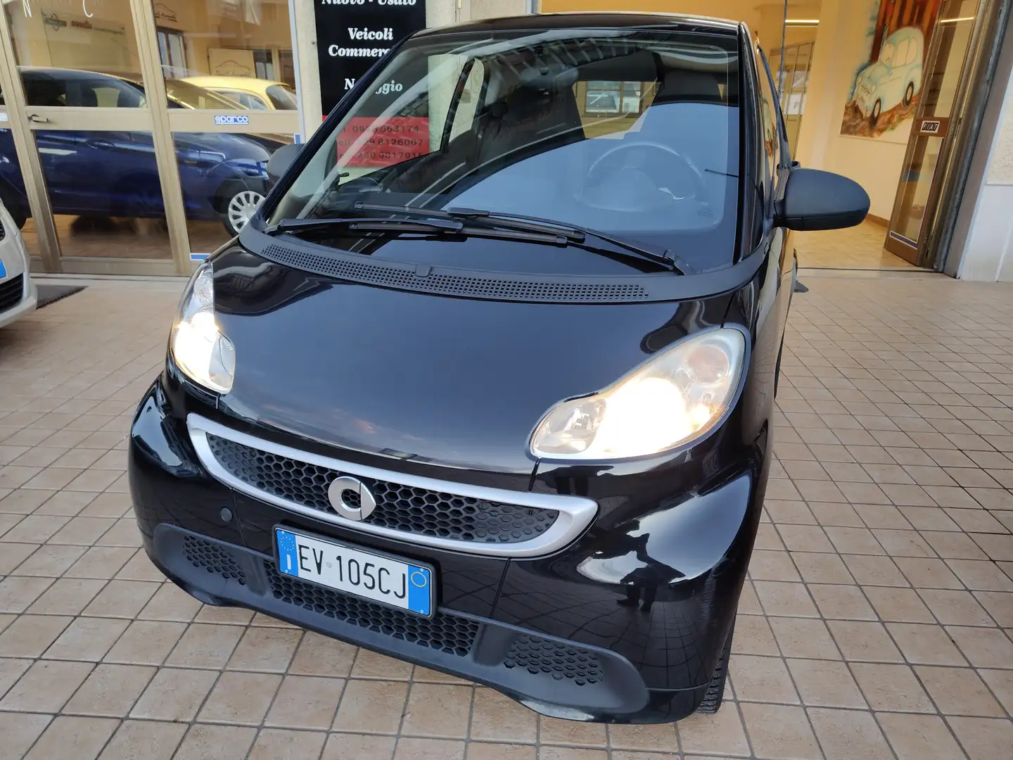 smart forTwo Fortwo II 2007 0.8 cdi Passion 54cv FL Schwarz - 2