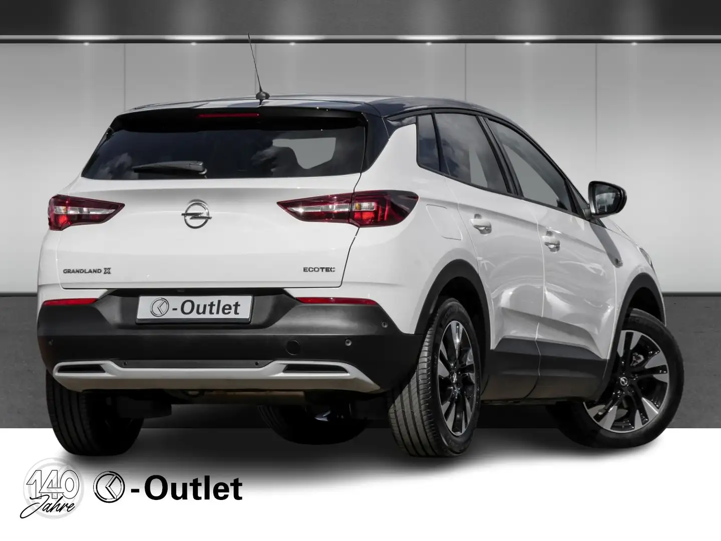 Opel Grandland X Elegance 1.2 T LED Keyless AHK eKlappe RKamera Blanc - 2