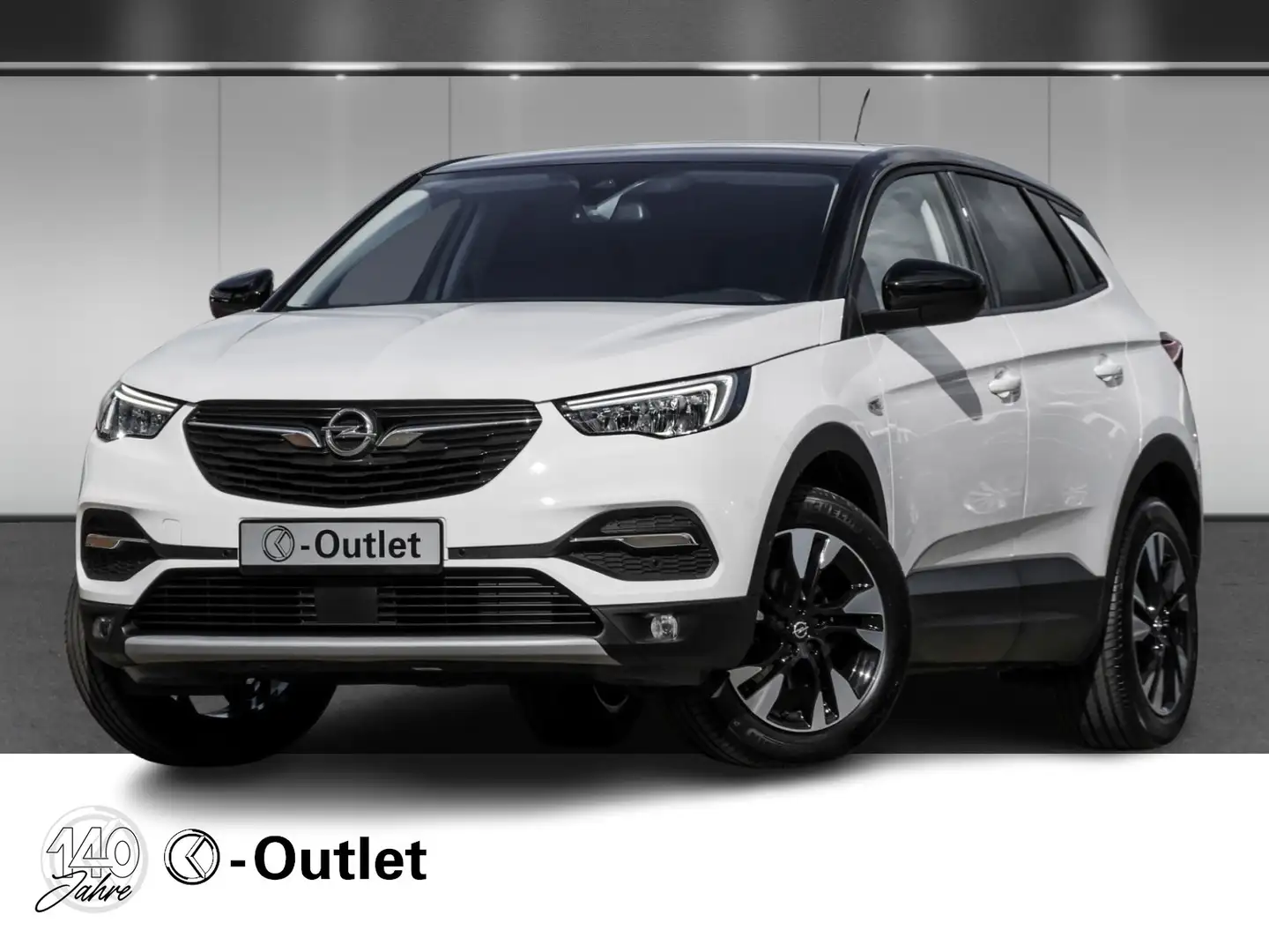 Opel Grandland X Elegance 1.2 T LED Keyless AHK eKlappe RKamera Blanc - 1
