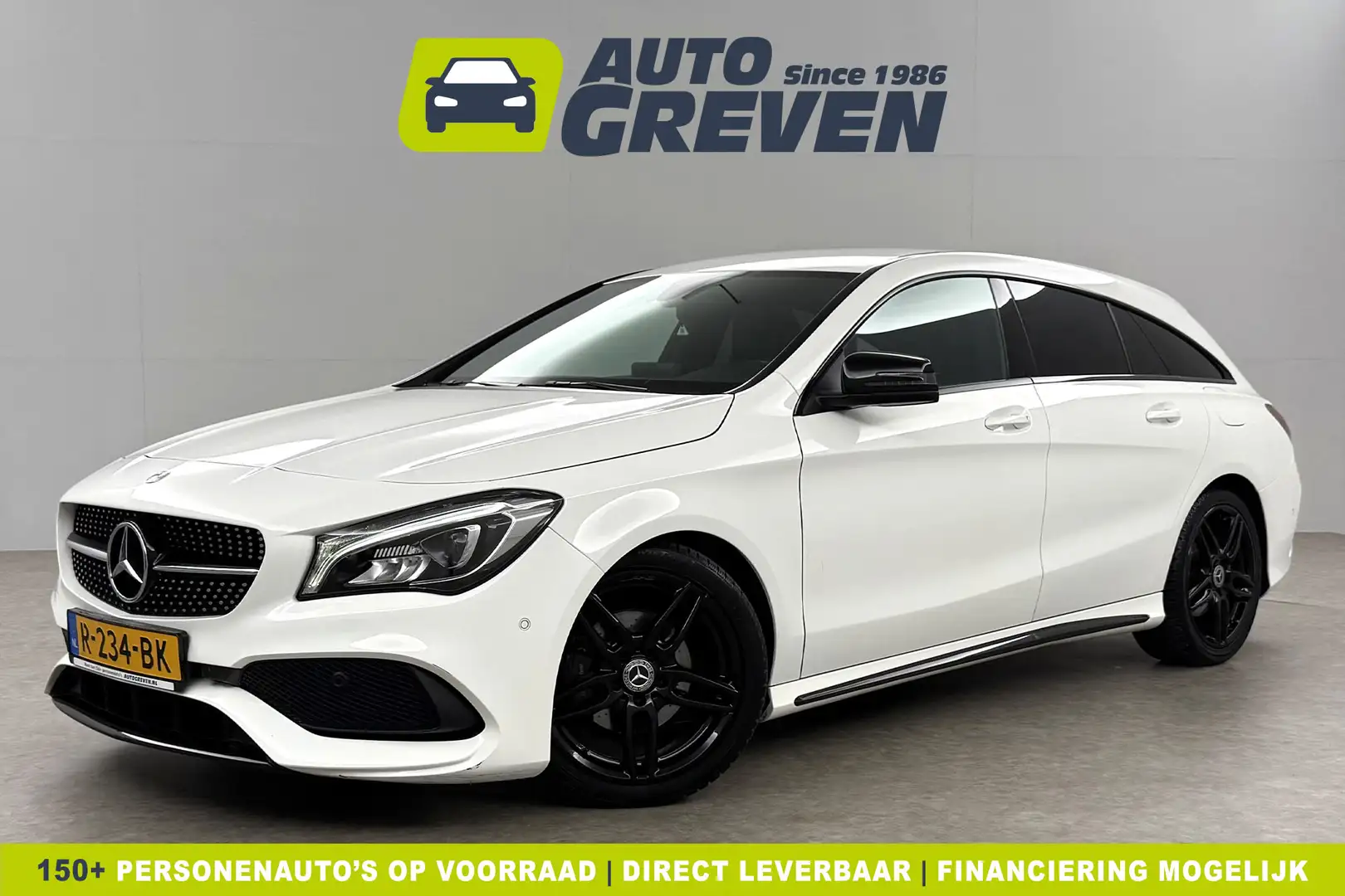 Mercedes-Benz CLA 180 AMG LED Clima Cruise Navigatie Parkeersensoren 18" Wit - 1