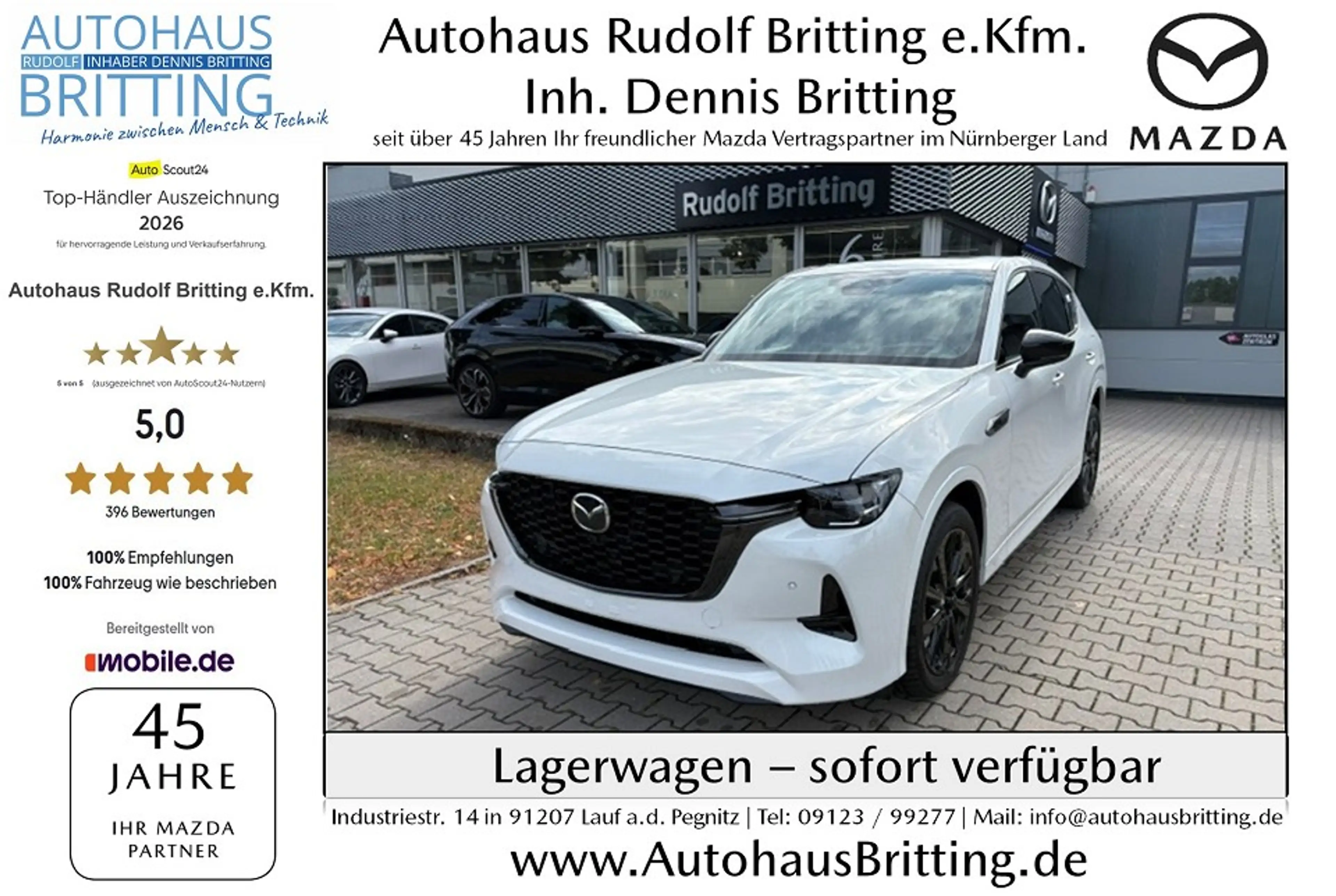 Mazda CX-60 3.3L e-SKYACTIV D 254ps 8AT AWD Homura Plus BLOP