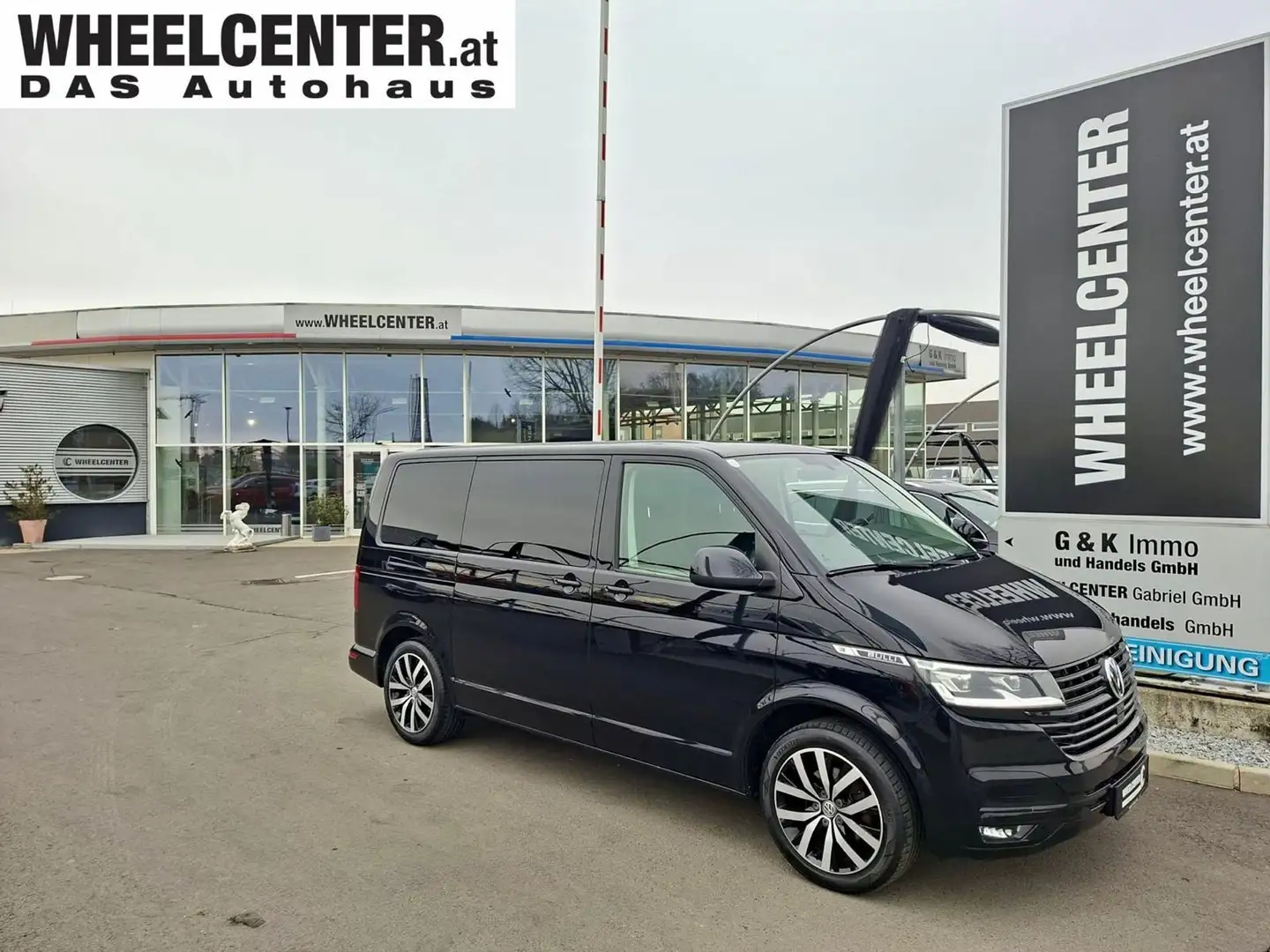 Volkswagen Transporter T6.1 2.0 TDI Transvan * LED * AHK * TEMPOMAT Schwarz - 1