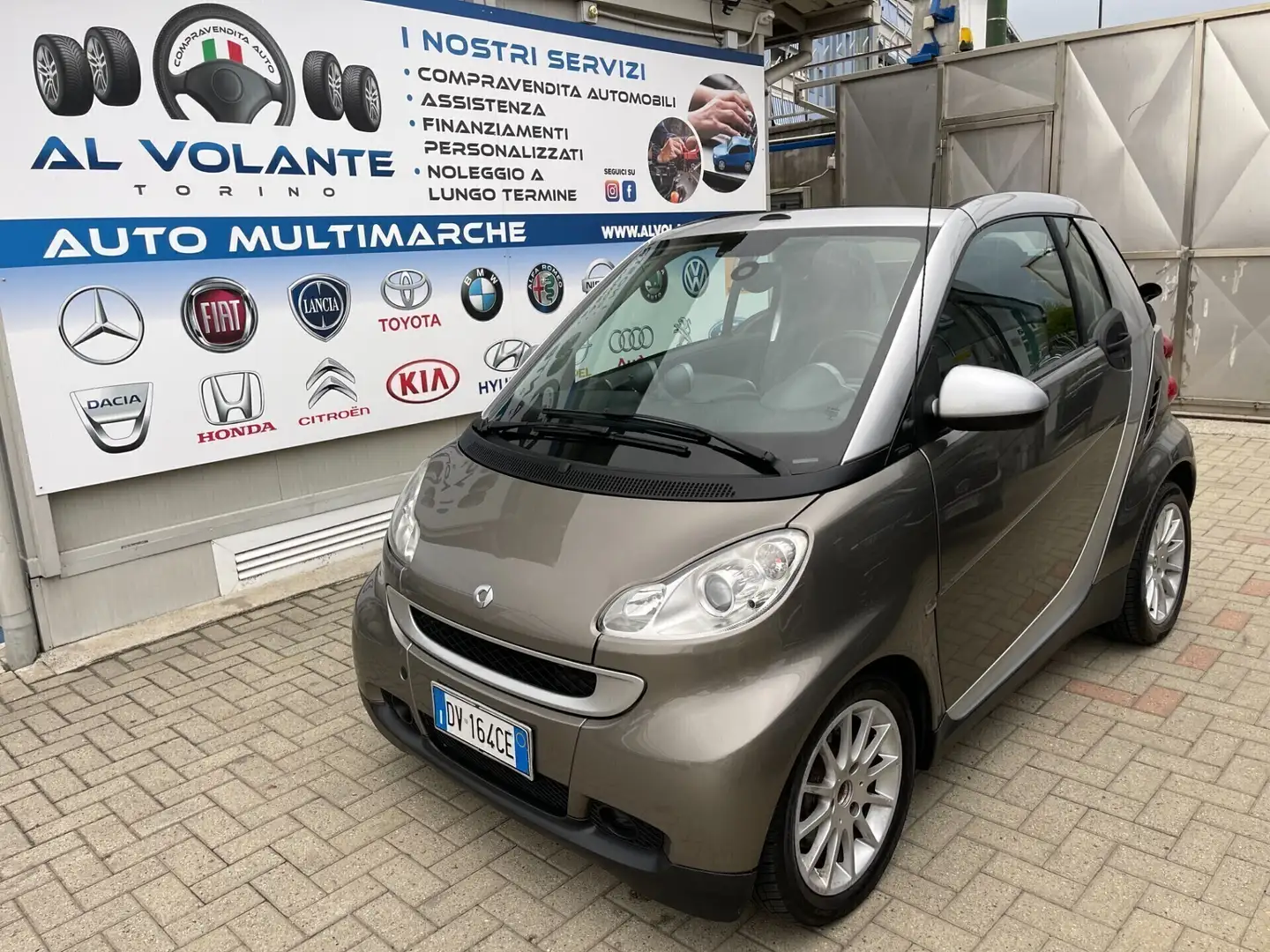 smart forTwo 1000 52 kW MHD cabrio passion Marrone - 1
