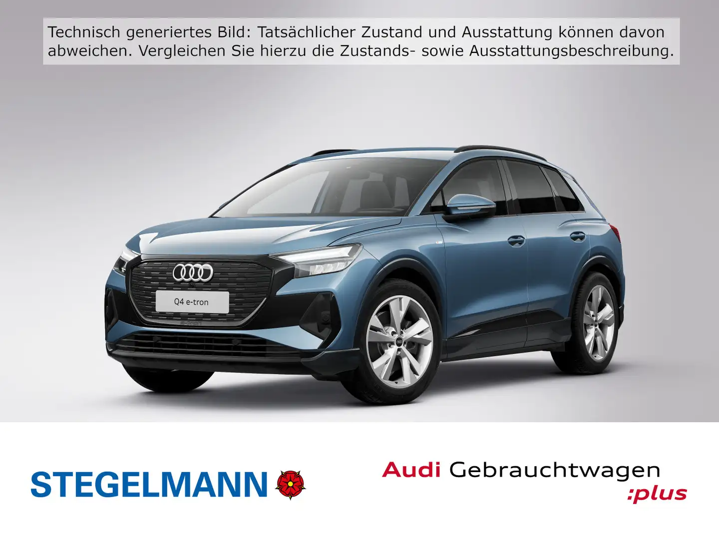 Audi Q4 e-tron Q4 45 e-tron S-Line Schwarzpaket*AHK*Ambiente Bleu - 1