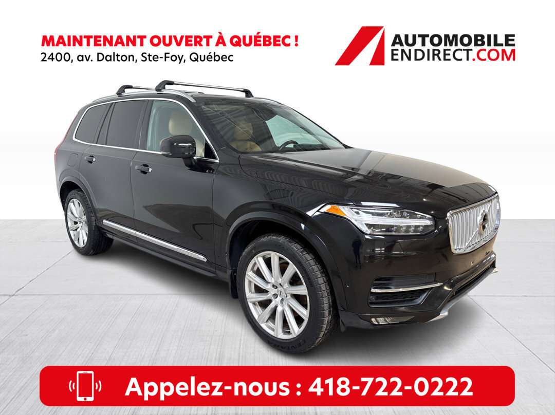 2016 Volvo XC90 T6 Inscription AWD Mags 7 Places Cuir Toit Pano GP