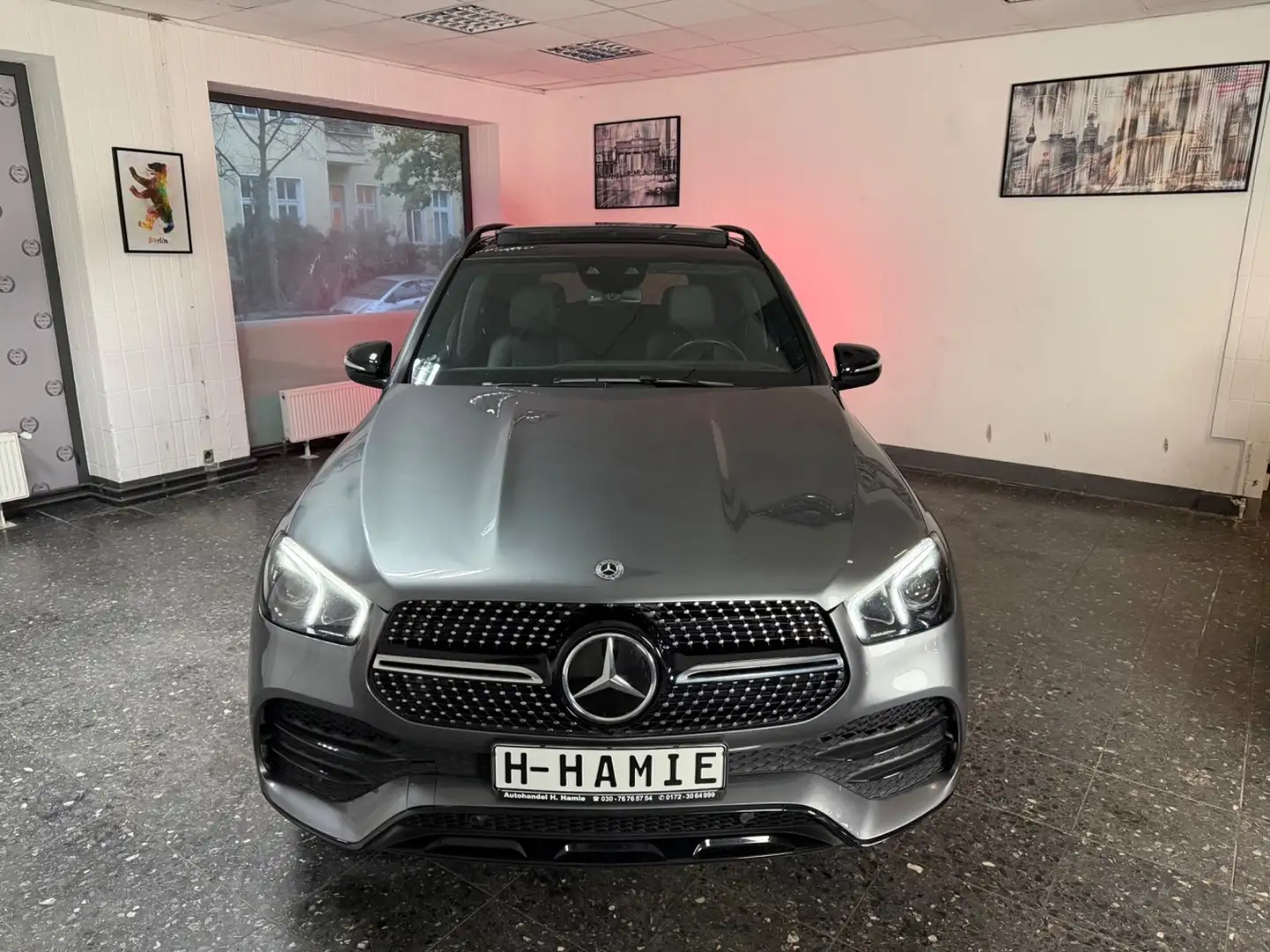 Mercedes-Benz GLE 300 d 4M AMG PANO KEYLESS NIGHT II BURME HUD Grau - 2