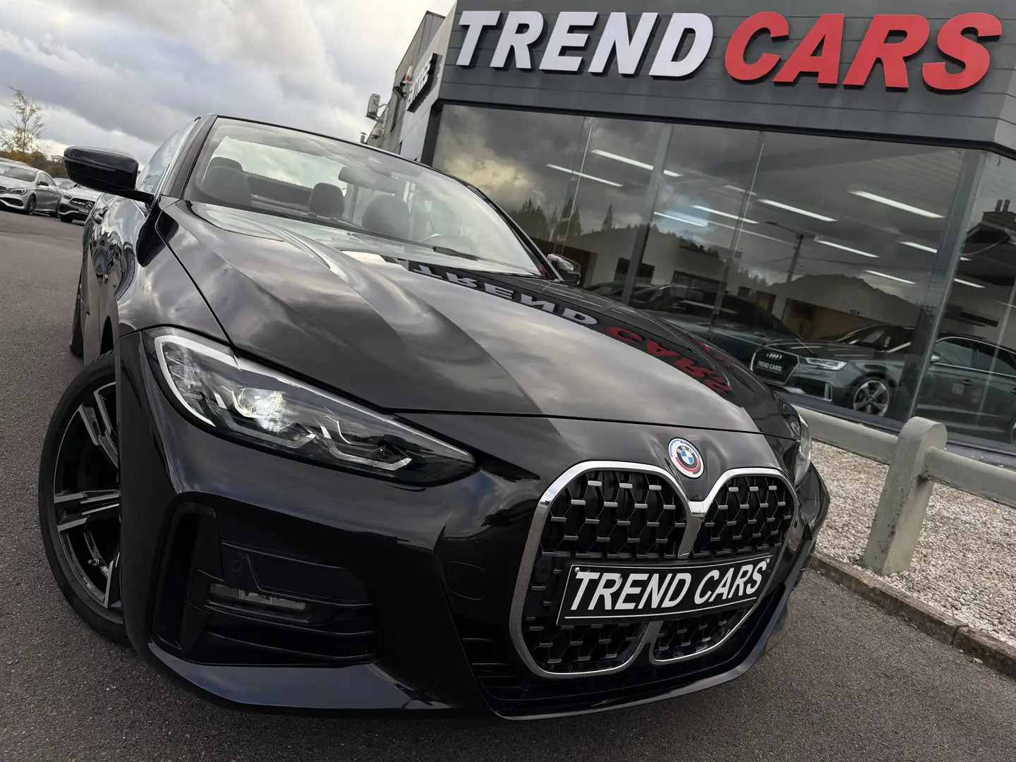 BMW 420 i CABRIO AUT. PACK-M 50TH ANNIV. VIRTUAL CAM GA1 Noir - 1