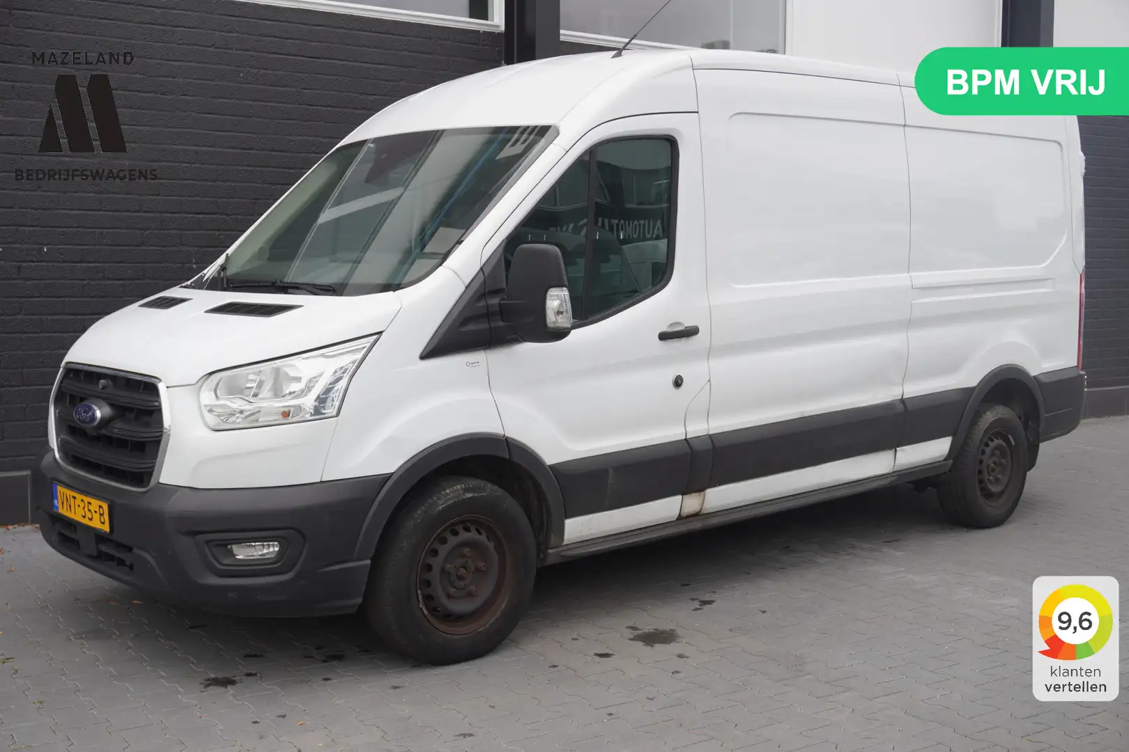 Ford Transit 2.0 TDCI 130PK L3H2 EURO 6 - Airco -  Navi - Cruis Blanc - 1