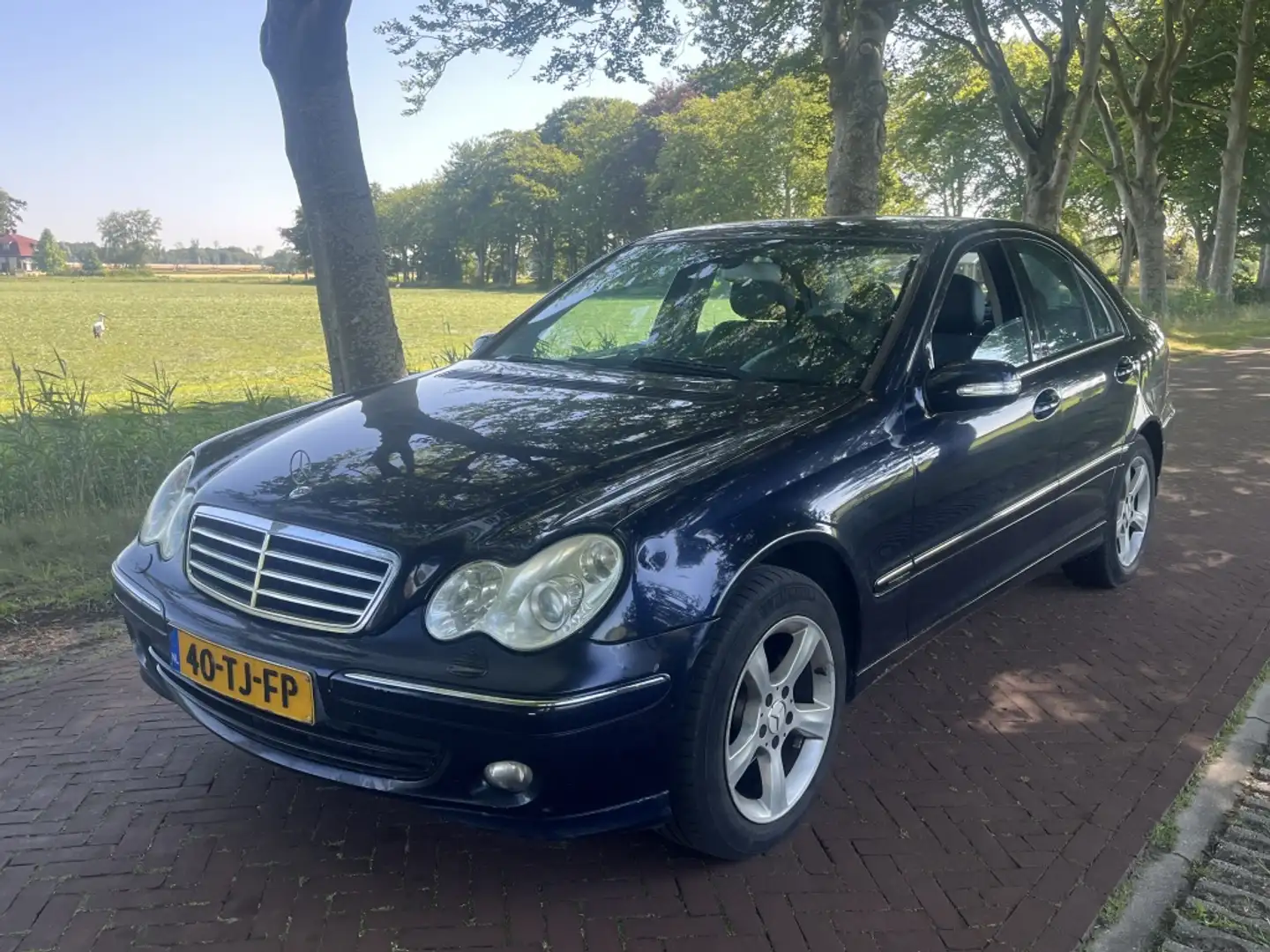 Mercedes-Benz C 220 CDI Avantgarde 2006 Sedan Airco Blauw - 1