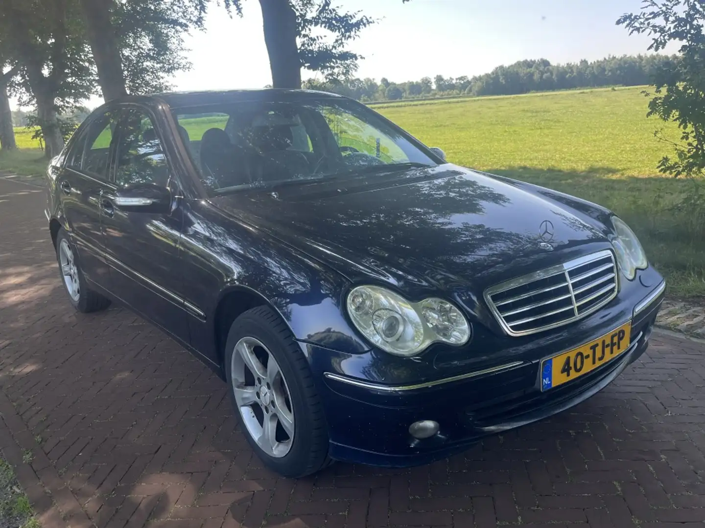 Mercedes-Benz C 220 CDI Avantgarde 2006 Sedan Airco Blauw - 2