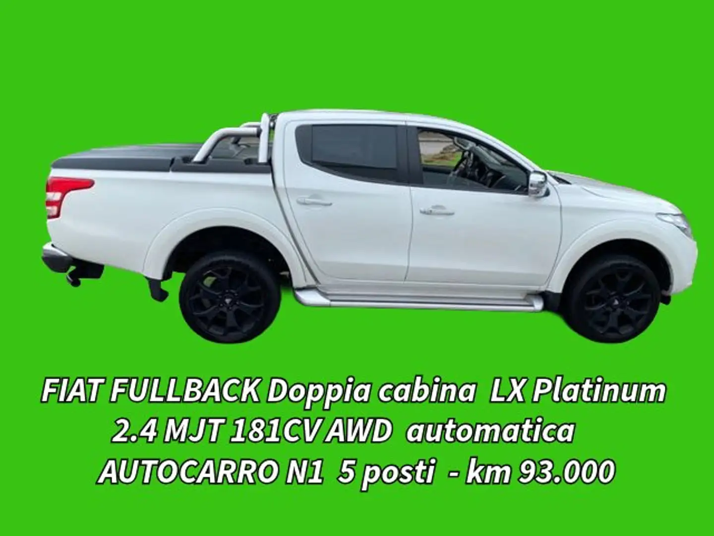 Fiat Fullback Fullback 2.4 doppia cabina LX 4wd 180cv auto E6 Blanco - 1