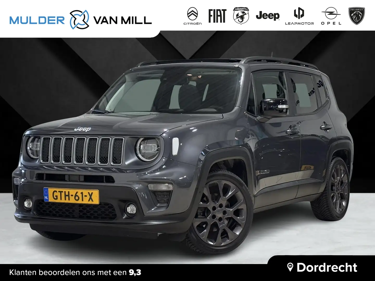 Jeep Renegade 1.5 Turbo e-Hybrid S 130pk | SCHUIF/KANTELDAK | LE Grijs - 1