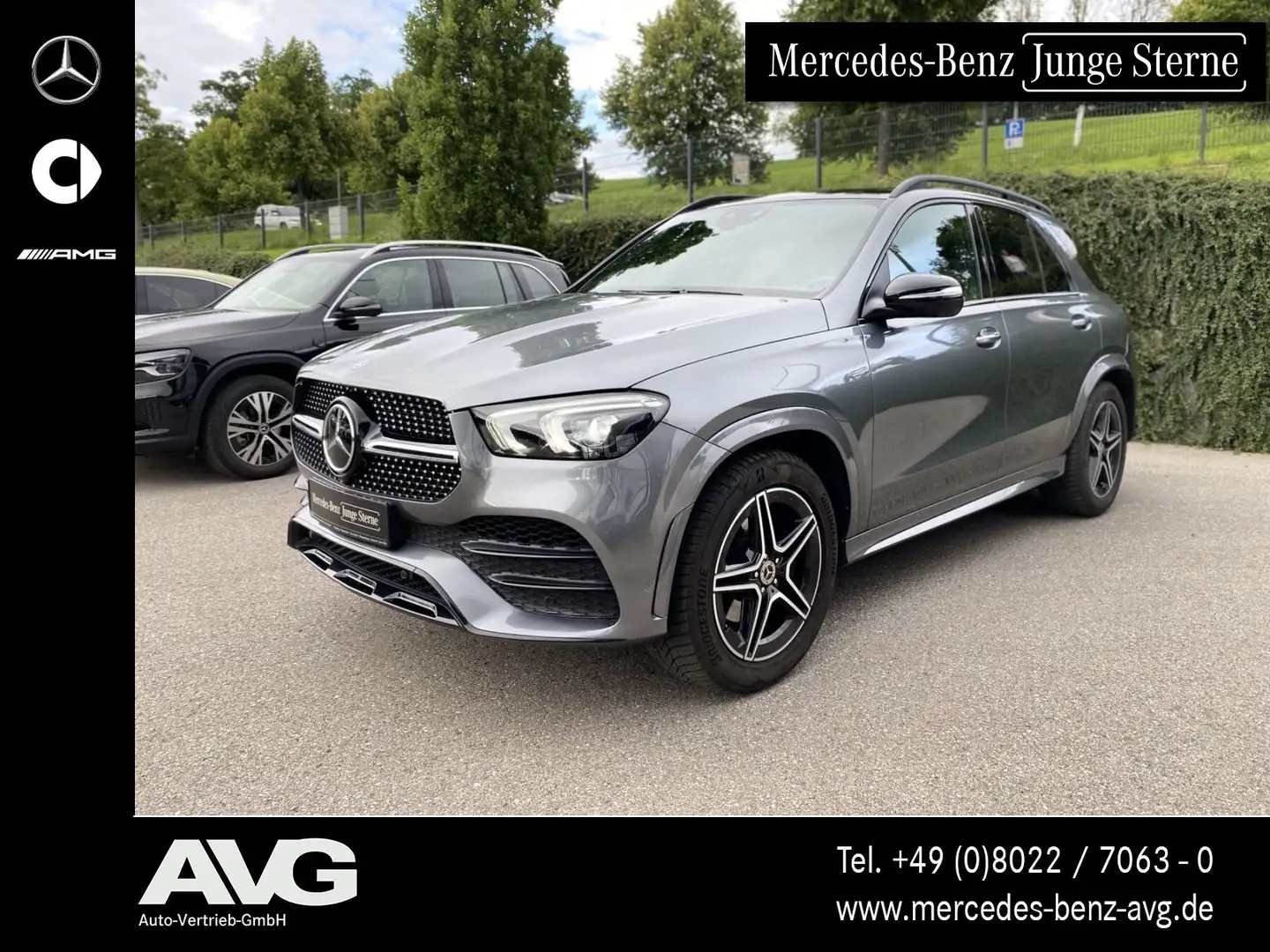 Mercedes-Benz GLE 400 GLE 400 d DIST|PANO|360°|BUR®|AMG|NIGHT|AHK Grau - 1
