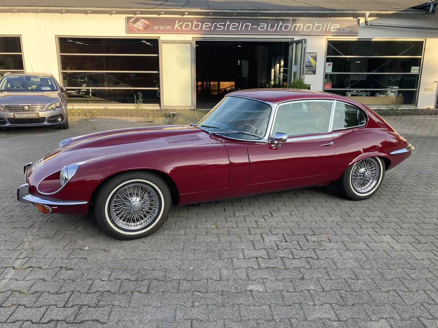 Jaguar E-Type V12 *Klima,Schalter,Topzustand,Traumwagen Rouge - 1