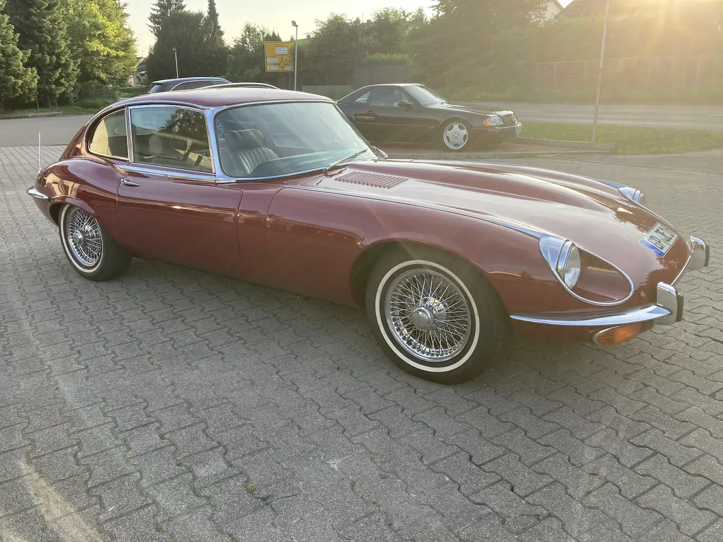 Jaguar E-Type V12 *Klima,Schalter,Topzustand,Traumwagen Rouge - 2