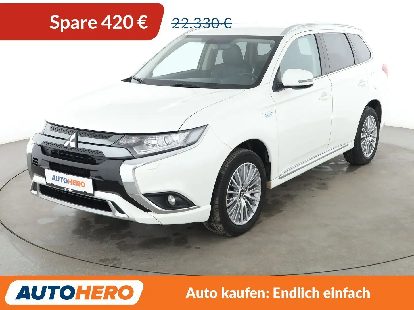Mitsubishi Outlander 2.4 PHEV Spirit 4WD Aut. *NAVI*TEMPO*CAM* Weiß - 1