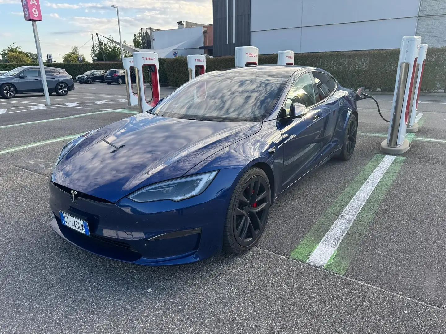 Tesla Model S Plaid awd 1020cv Supercharged Gratuiti!!! Albastru - 2
