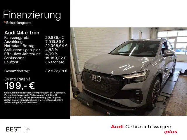 Audi Q4 e-tron Q4 40 e-tron advanced, Sound, Klima, Interface