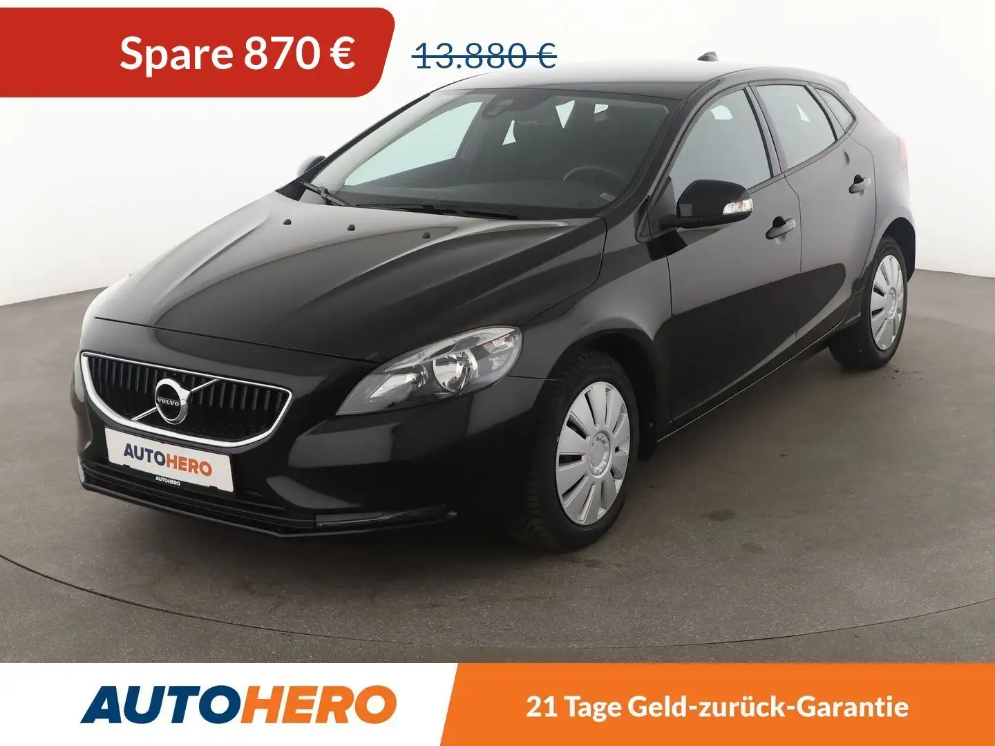 Volvo V40 2.0 T2 Kinetic *TEMPO*LIM*PDC* Schwarz - 1