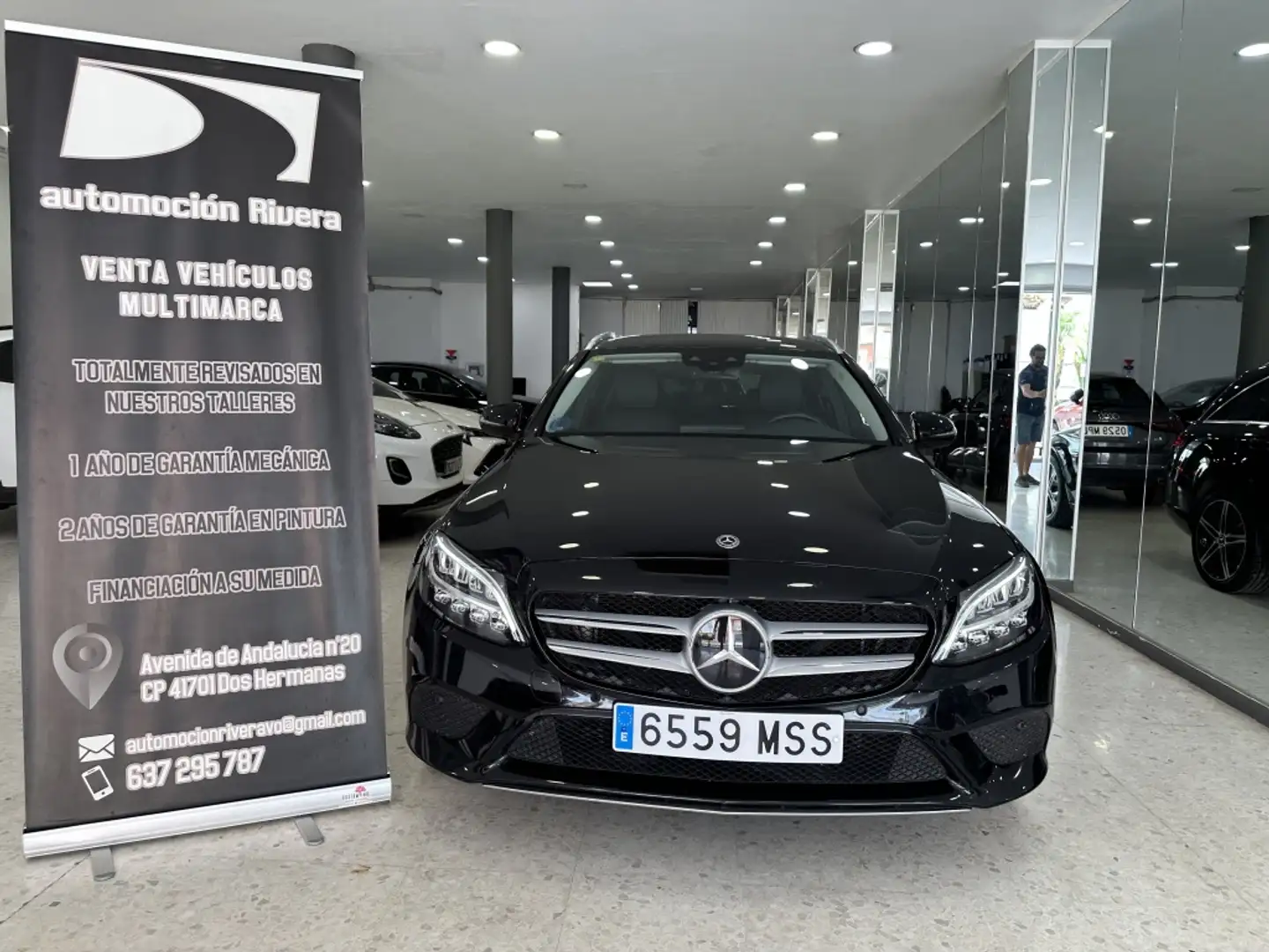 Mercedes-Benz C 300 Estate de 9G-Tronic Negro - 2