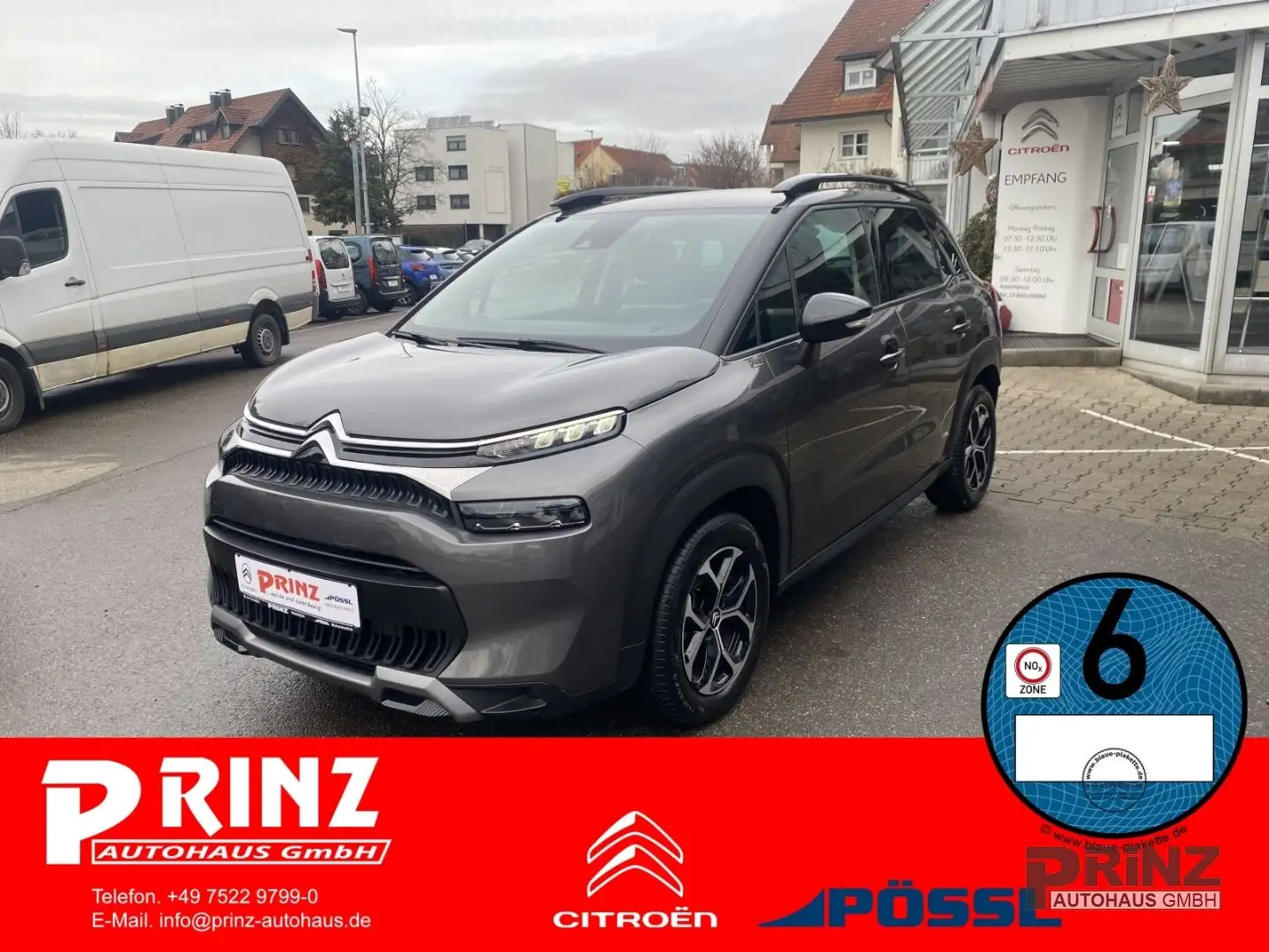 Citroen C3 Aircross Plus 110 PS*1.Hand*Navi*Einparkhilfe Grau - 1