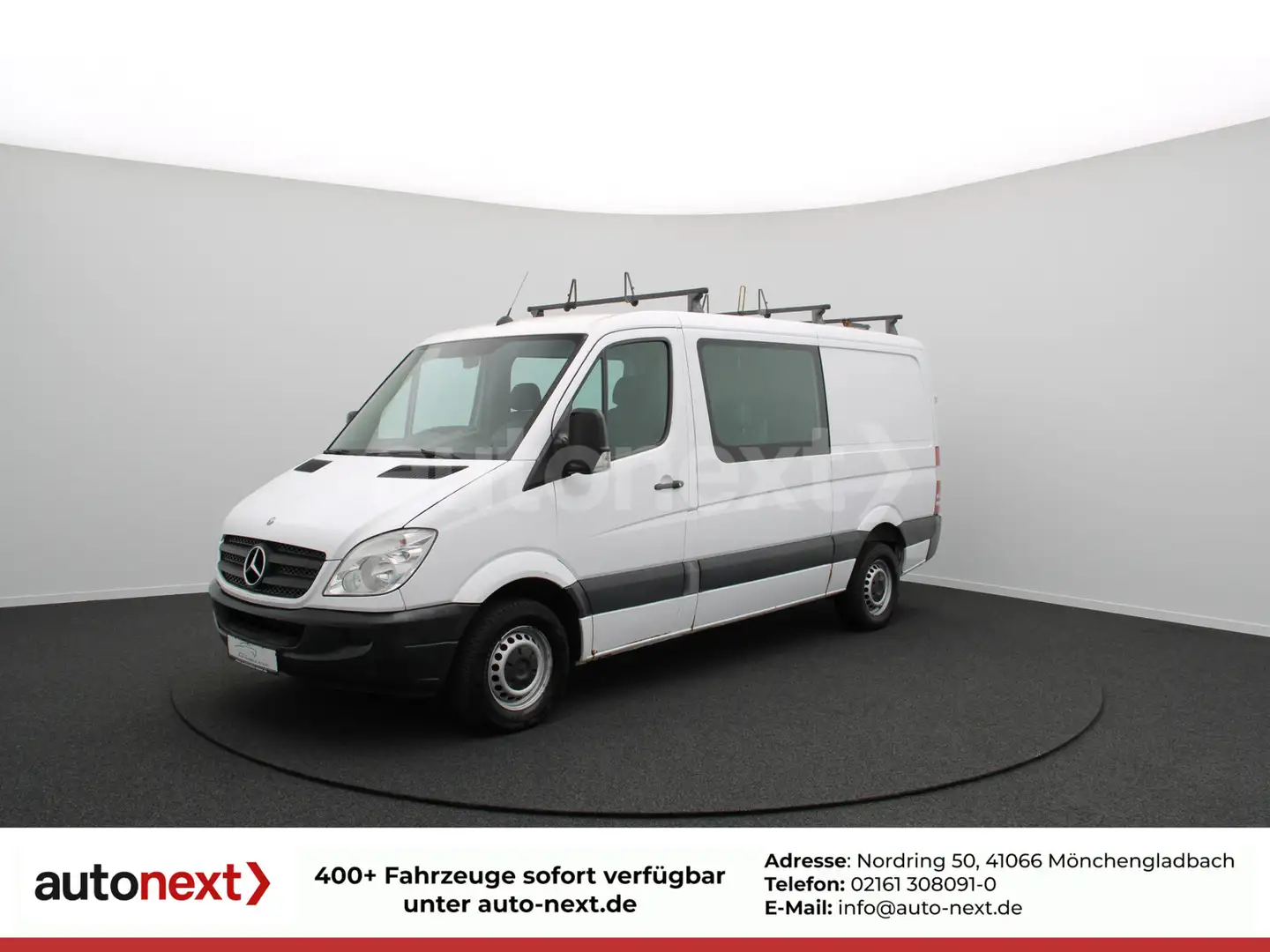 Mercedes-Benz Sprinter 313 *Mixto* 5-SITZE+AHK2,8t+DACHTRÄGER (8933) Blanc - 1