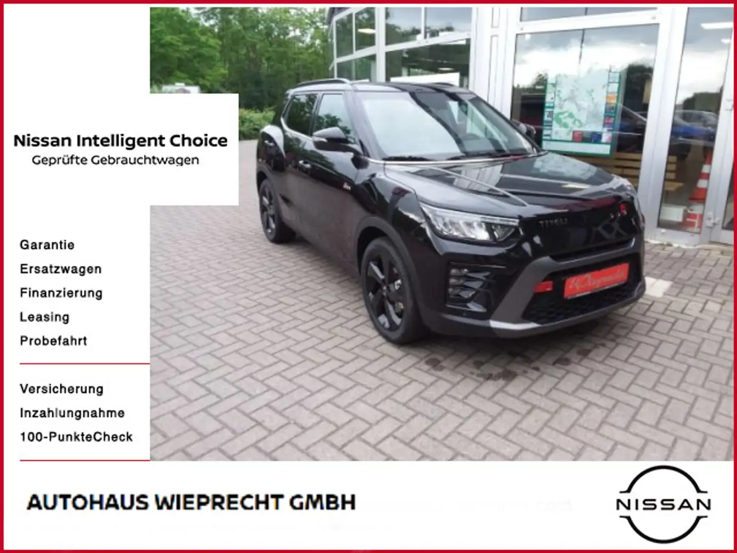 SsangYong Tivoli Blackline Tageszulassung Noir - 1