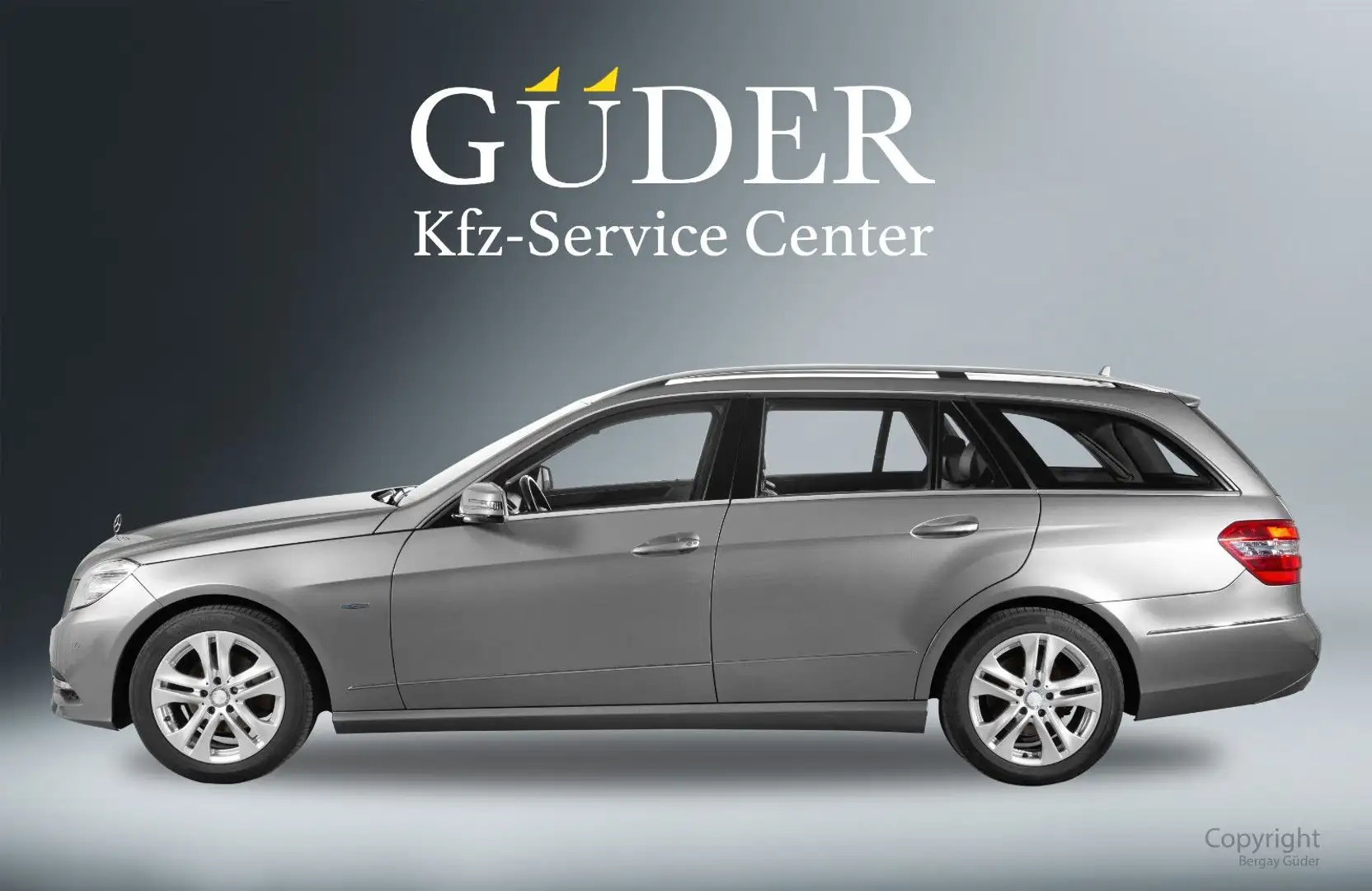 Mercedes-Benz E 200 CGI/Motor Neu/Turbo Neu/Fahrwerk NEU/AHK Silber - 1