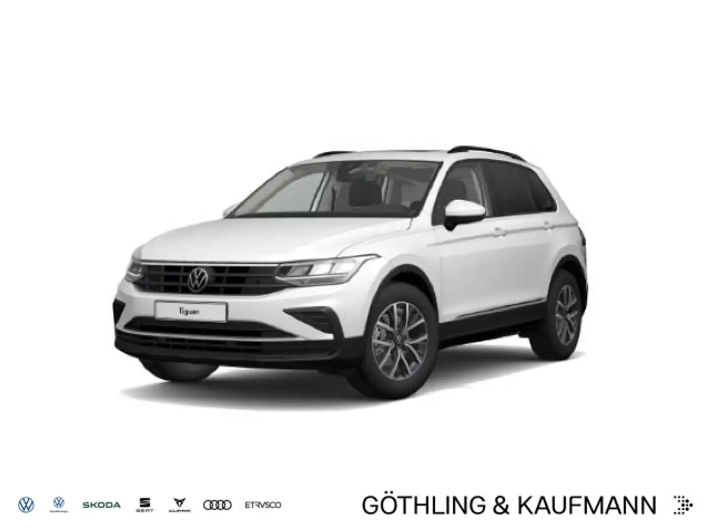 Volkswagen Tiguan Life 2.0 TDI DSG*NAVI*PANO*AHK*KomfortSit Weiß - 1