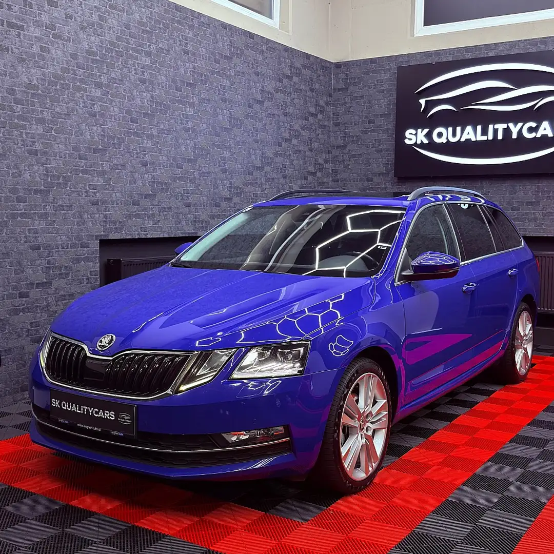 Skoda Octavia Combi 2,0 Style Limited TDI 4x4 DSG Bleu - 2