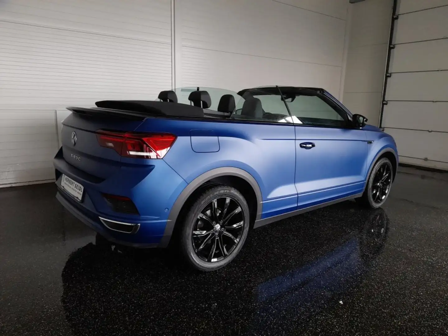 Volkswagen T-Roc Cabrio "EDITION BLUE" 1,5 TSI DSG *LIMITIERTES SONDERMODELL / VOLL-LED MIT FLA / VIRTUELL / NAVI / AHV & KAMERA / ACC* Blau - 2