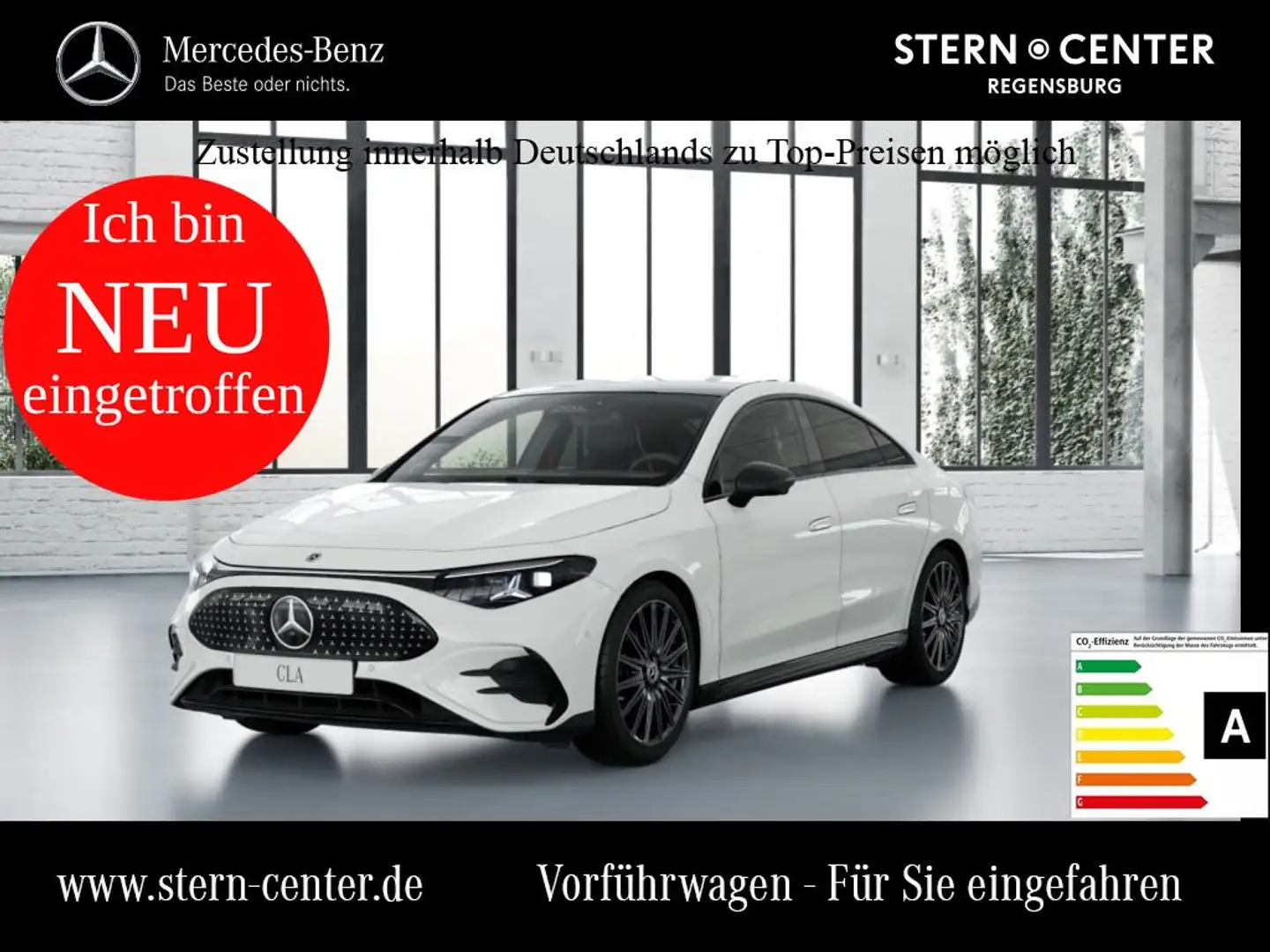Mercedes-Benz CLA 350 4MATIC mit EQ Technologie AMG SHD MBeam Weiß - 1