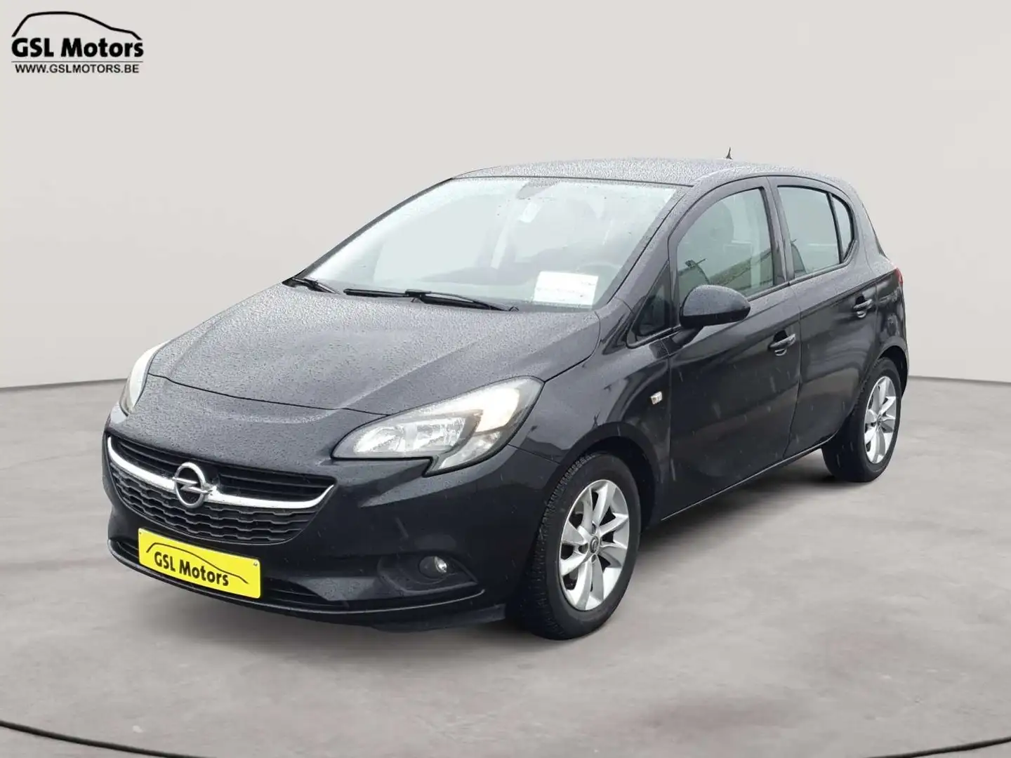 Opel Corsa 1.3CDTI-75Cv-Noire-09/2016-Airco-Cruis-Feux Auto-. Noir - 1