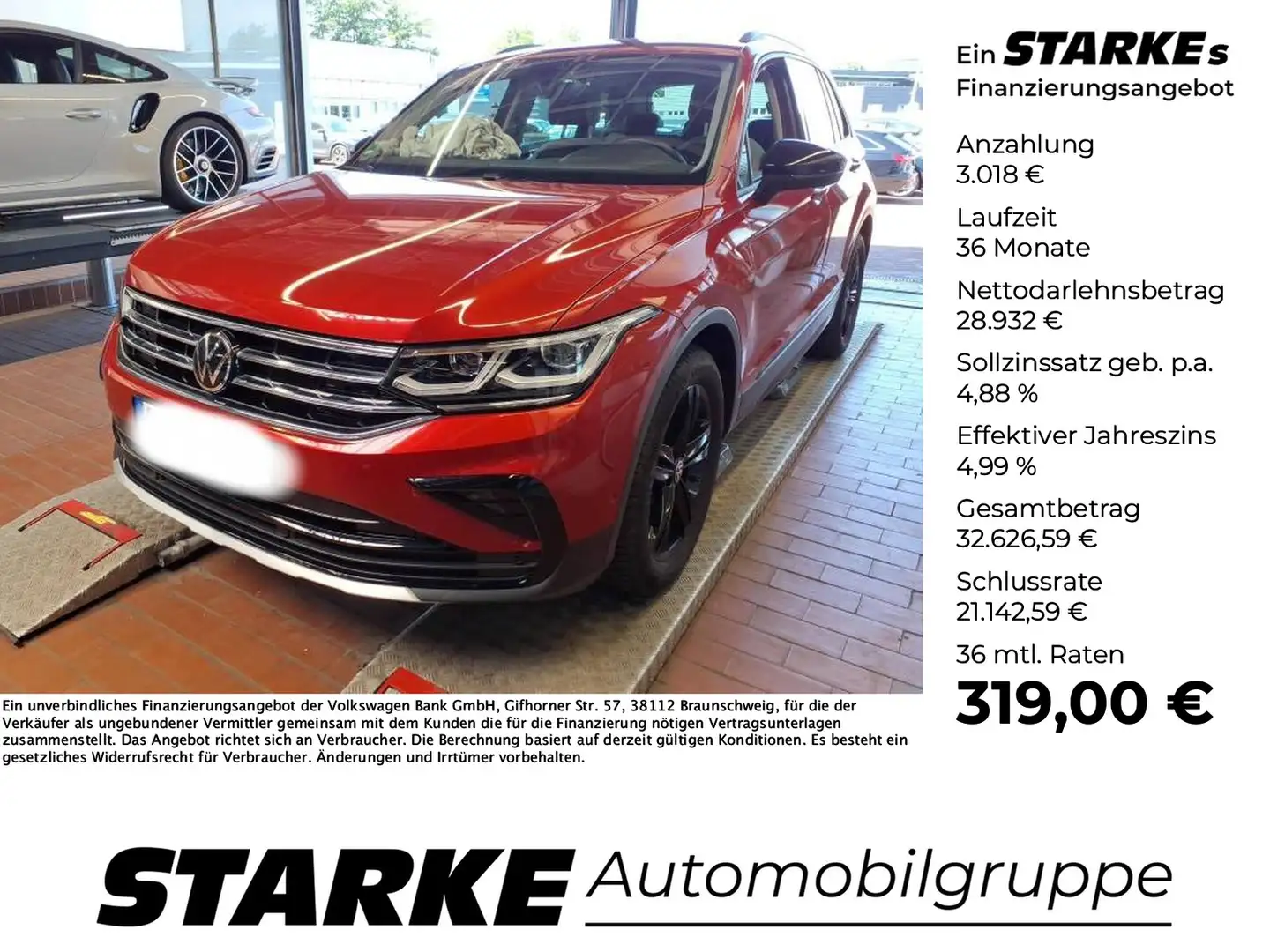 Volkswagen Tiguan 2.0 TDI DSG 4MOTION Urban Sport Rot - 1