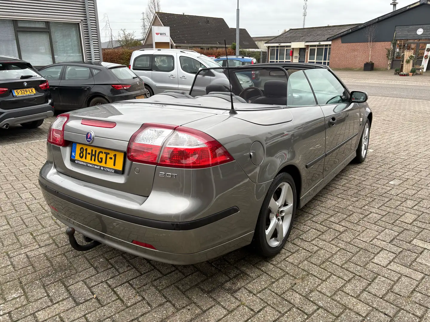 Saab 9-3 Cabrio 2.0T Aero Gris - 2