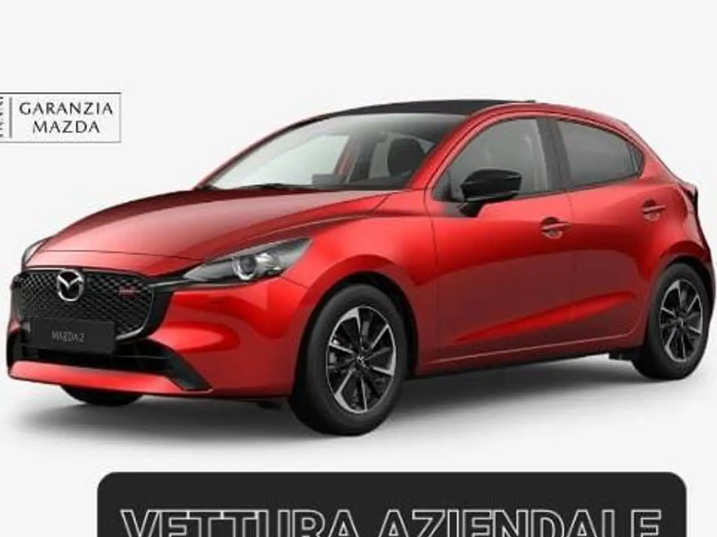 Mazda 2 1.5 Skyactiv-G 90cv HYBRID *AZIENDALE* Rosso - 1