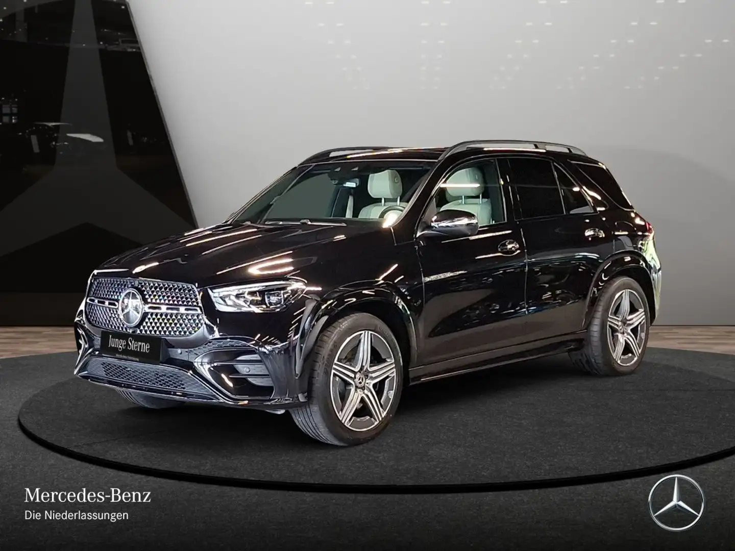 Mercedes-Benz GLE 350 de 4M AMG+NIGHT+PANO+360+AHK+MULTIBEAM+HUD Schwarz - 2