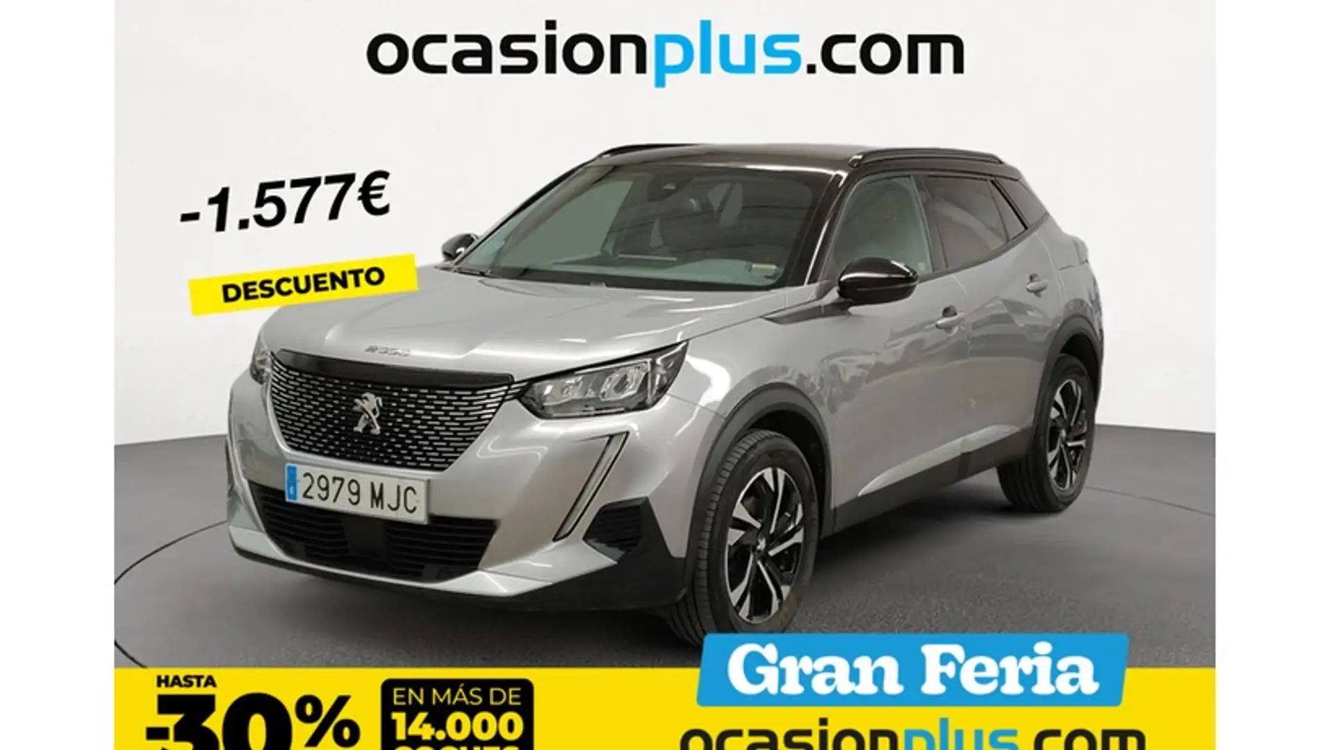 Peugeot 2008 1.2 PureTech S&S Allure Pack EAT8 130 Gris - 1