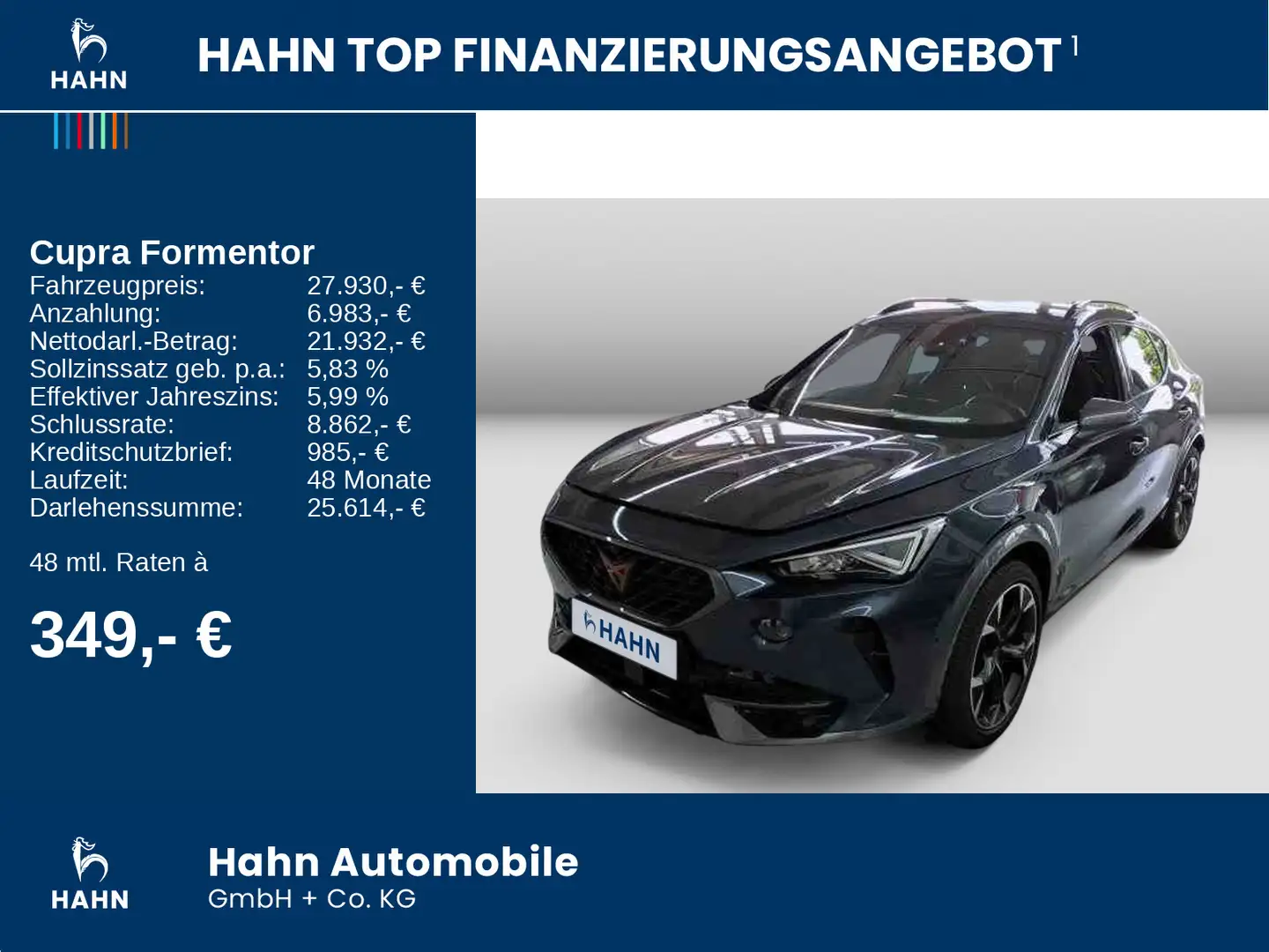 CUPRA Formentor VZ 1.4 e-HYBRID DSG LED Navi ACC 360° Grau - 2