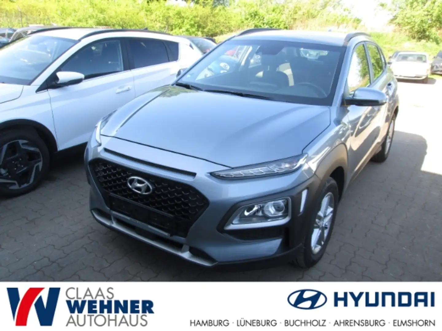 Hyundai KONA Trend 2WD 1.0 T-GDI AHK Navi Rückfahrkamera Argento - 1